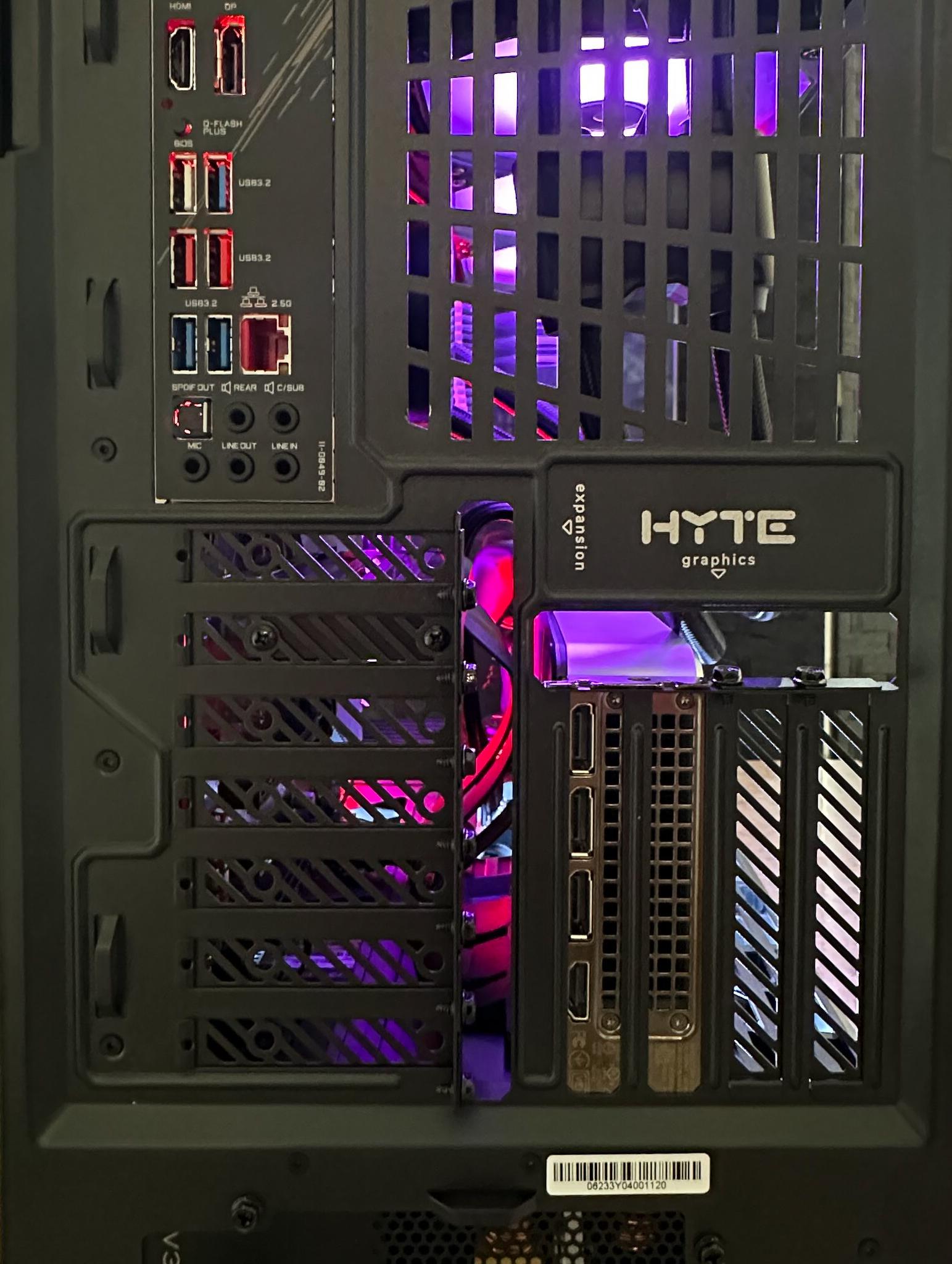 RTX 3070 | Ryzen 7 5700X - 1TB Gen 4 NVME- 32GB 3200 Memory in the HYTE Y40!