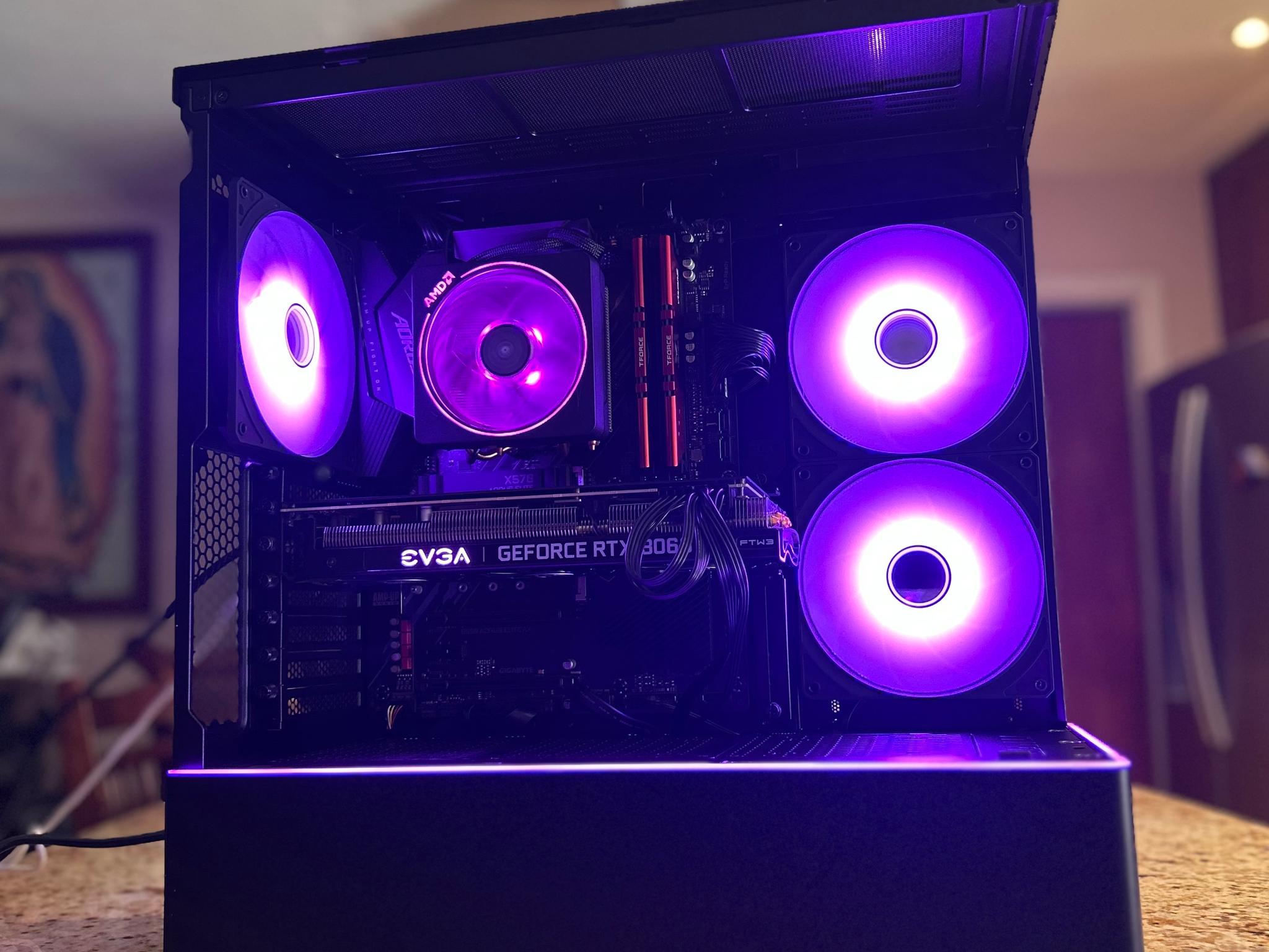 Black Gaming PC | RTX 3060Ti | RYZEN 5 3600 | 16GB RAM | 1TB SSD | ON BOARD WiFi + BT