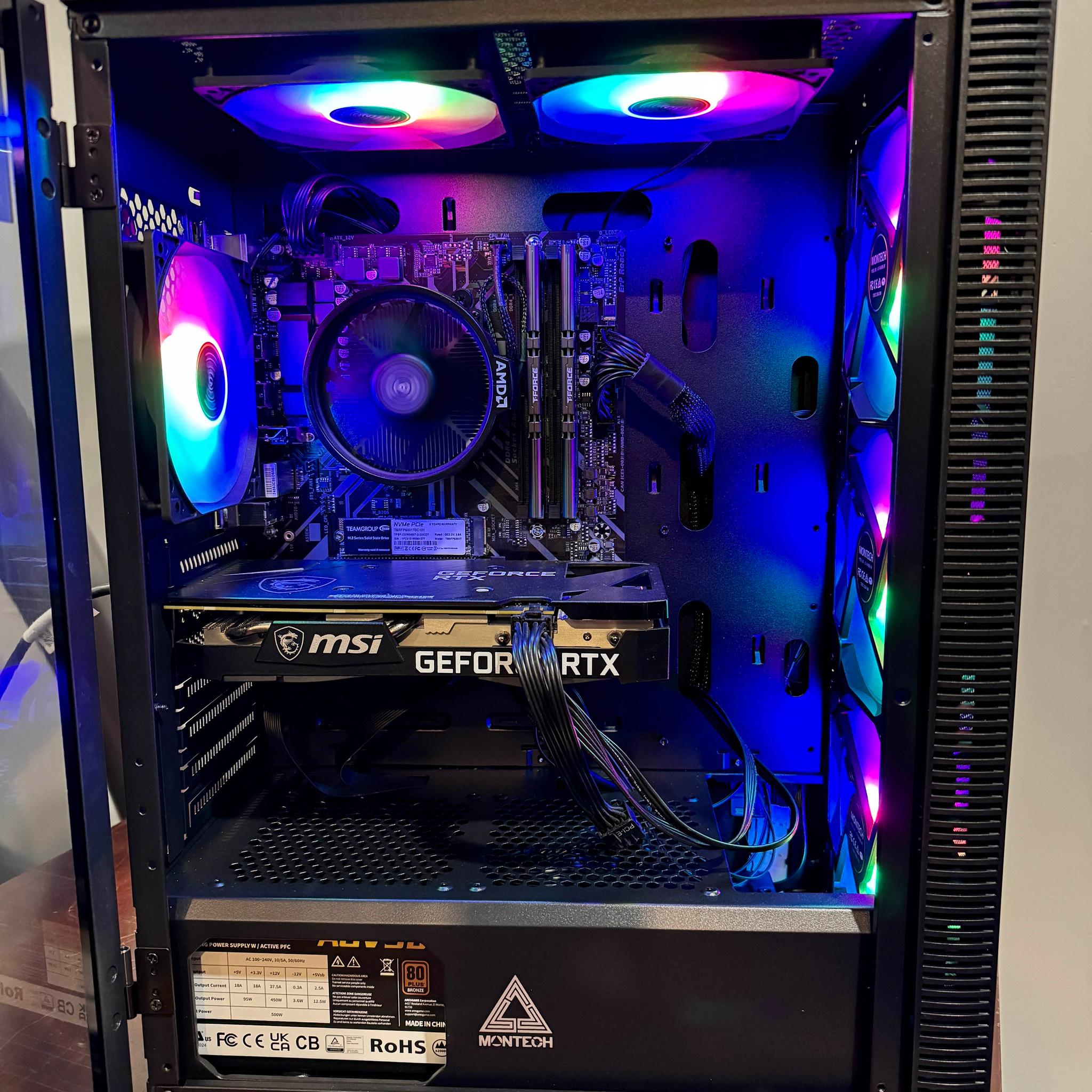 🎮 Ryzen 5 5500 + RTX 3060 | High-FPS 1080p Gaming Build