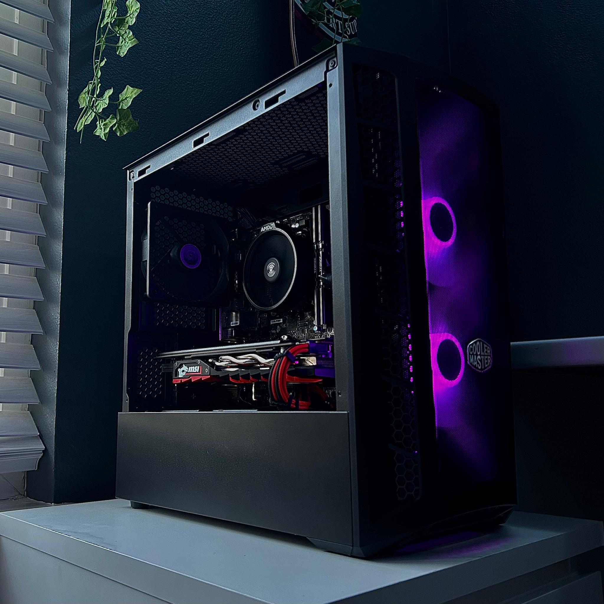 🔴 ⚫ 🔴 Compact Gaming PC | GTX 1060 // Ryzen 5 1600 AF