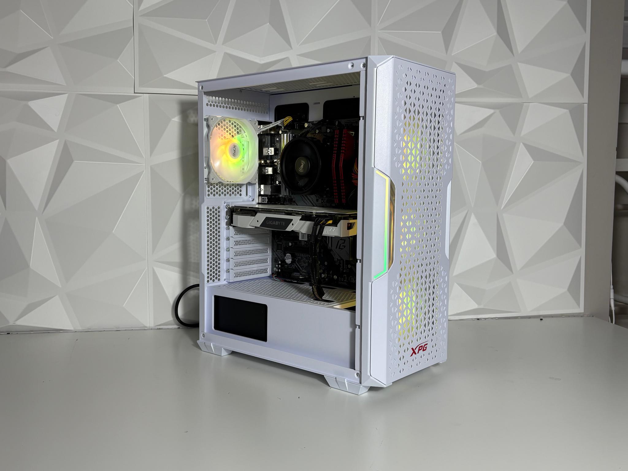 Glacier Valley (V4) Gaming PC - AMD Ryzen 5 3500, RTX 3050, 16GB DDR4, 960GB SSD