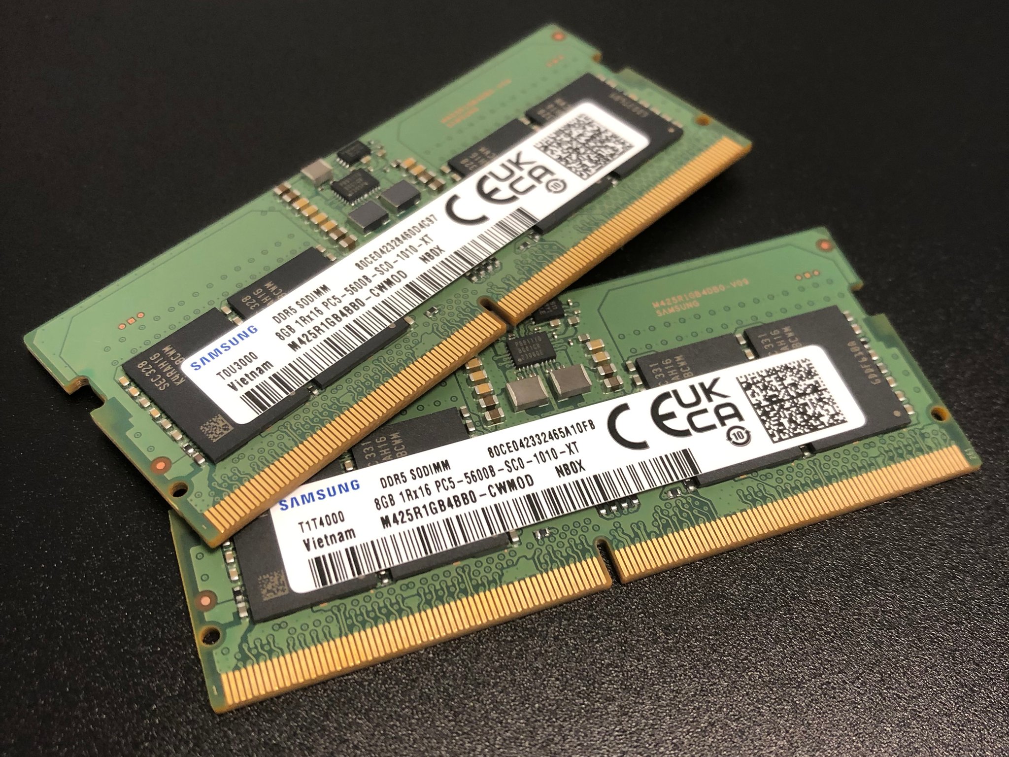 16GB (2x8) DDR5 5600MT/s SO-DIMM