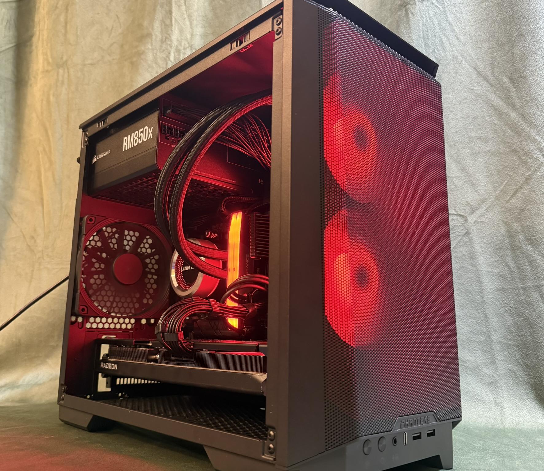 Mighty Midnight AMD 9700X - PowerColor Radeon RX 9070 Hellhound - BEAST 1440P & 4K Game Destroyer