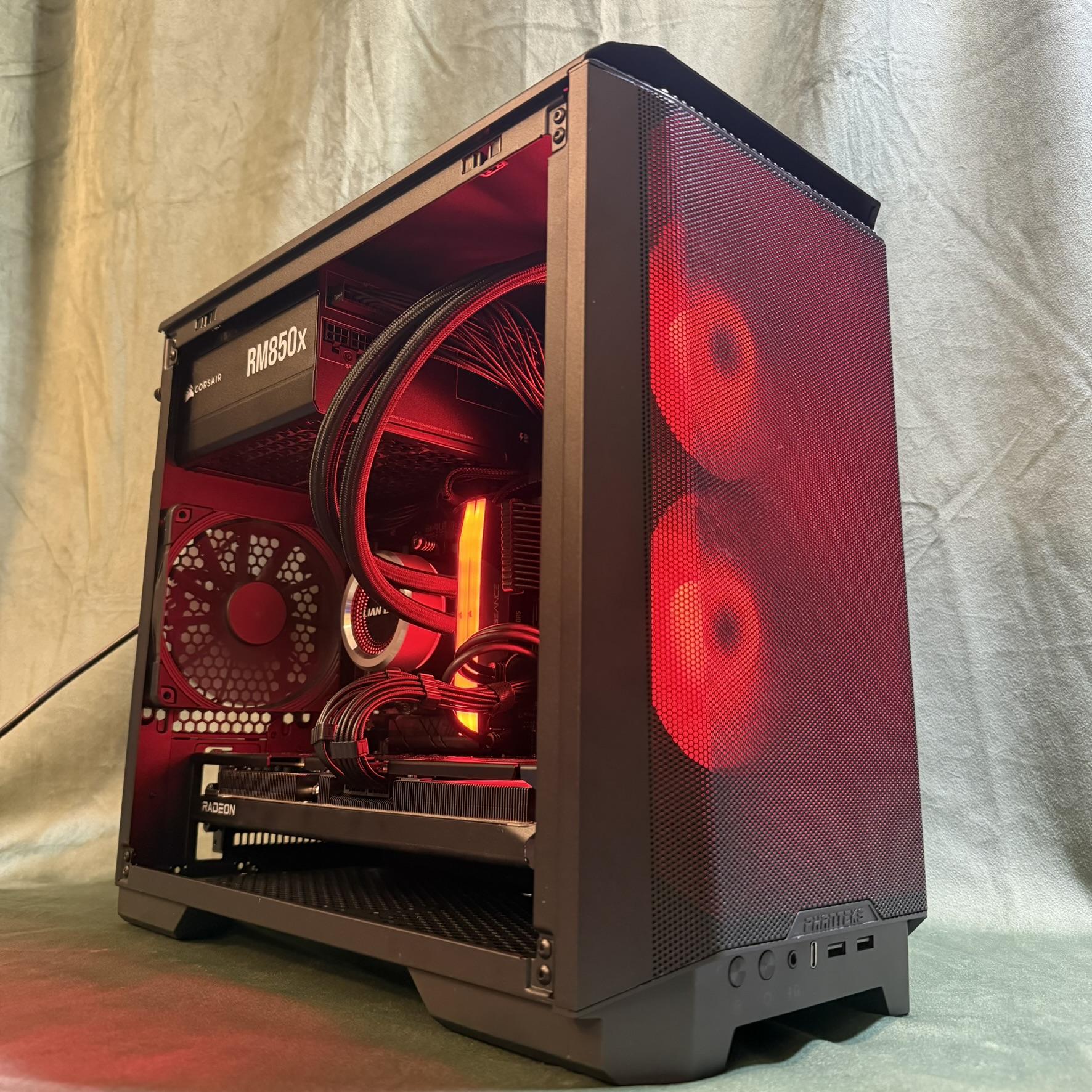 Mighty Midnight AMD 9700X - PowerColor Radeon RX 9070 Hellhound - BEAST 1440P & 4K Game Destroyer