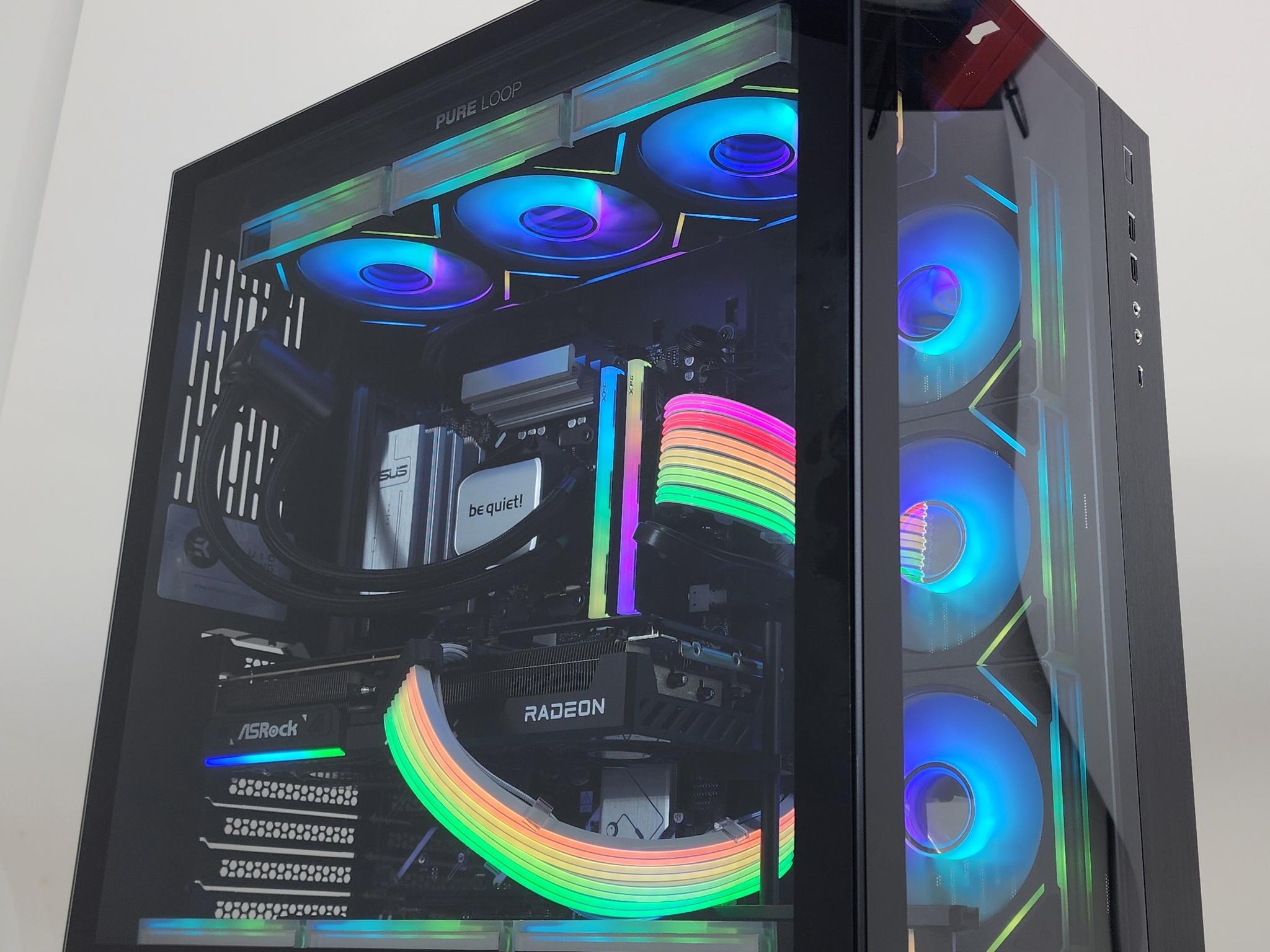 Gaming PC Ryzen 7 9800X3D 32GB RAM 1TB SSD RX 9070 16GB Windows 11 Computer