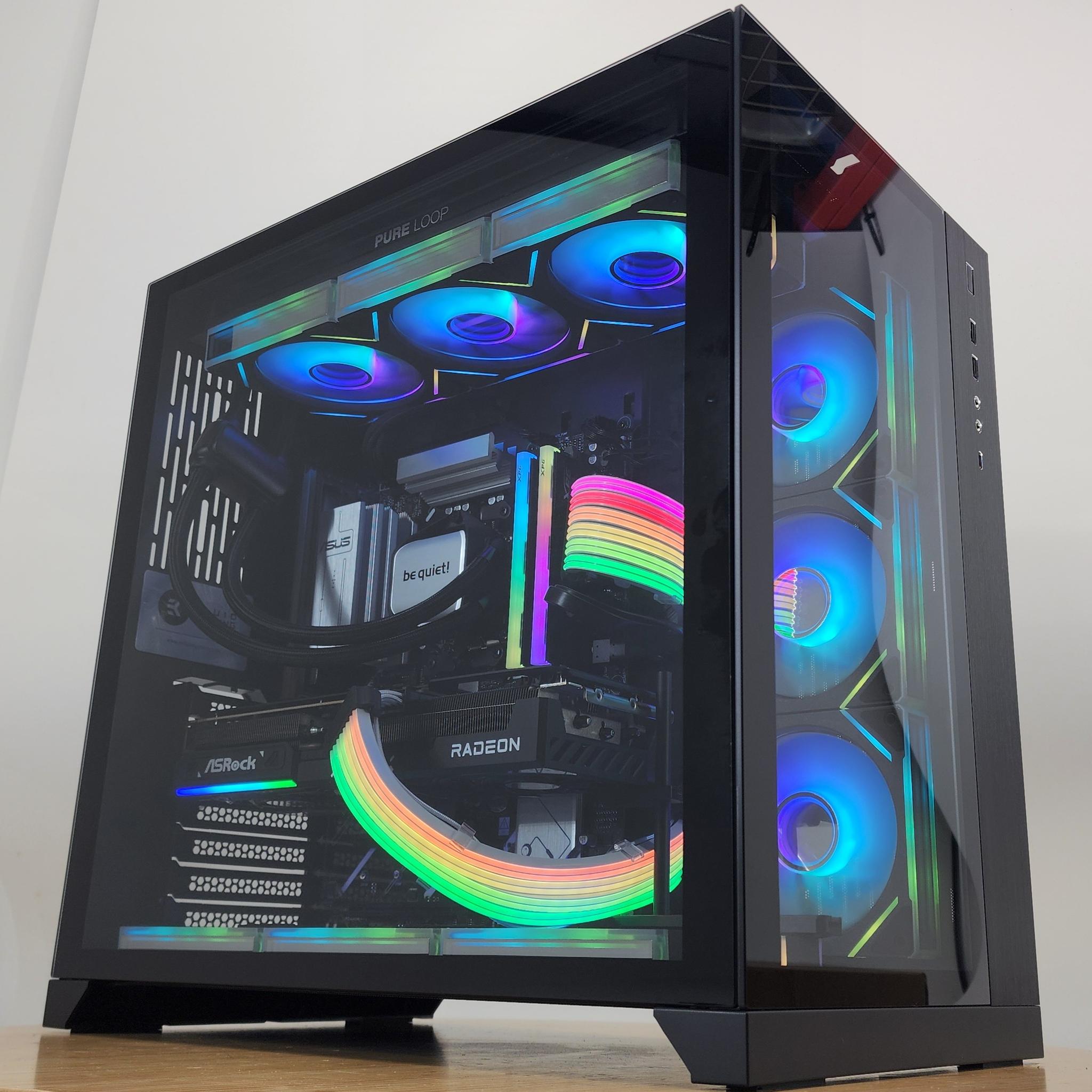 Gaming PC Ryzen 7 9800X3D 32GB RAM 1TB SSD RX 9070 16GB Windows 11 Computer