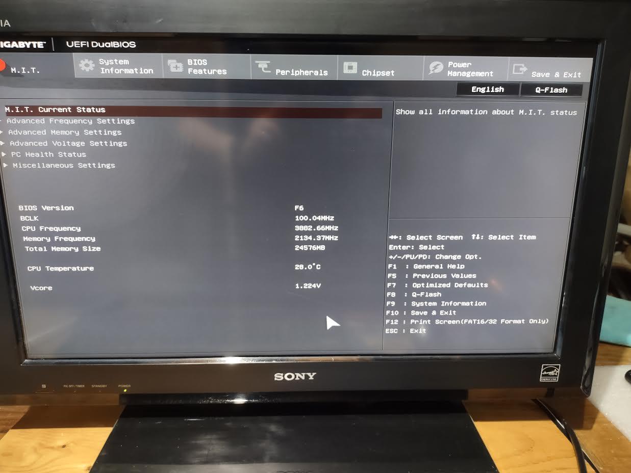 Motherboard with CPU