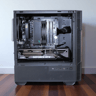 Super Sleek Custom PC – Ryzen 7 5800X | RTX 4060 Ti | 16GB DDR4 | NVMe SSD | Walnut Wood Case