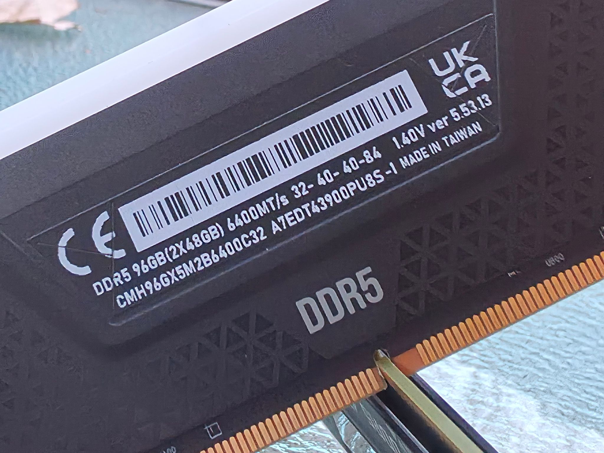 Corsair Vengeance RGB 96GB DDR5-6400 CL 32 (2x48GB)