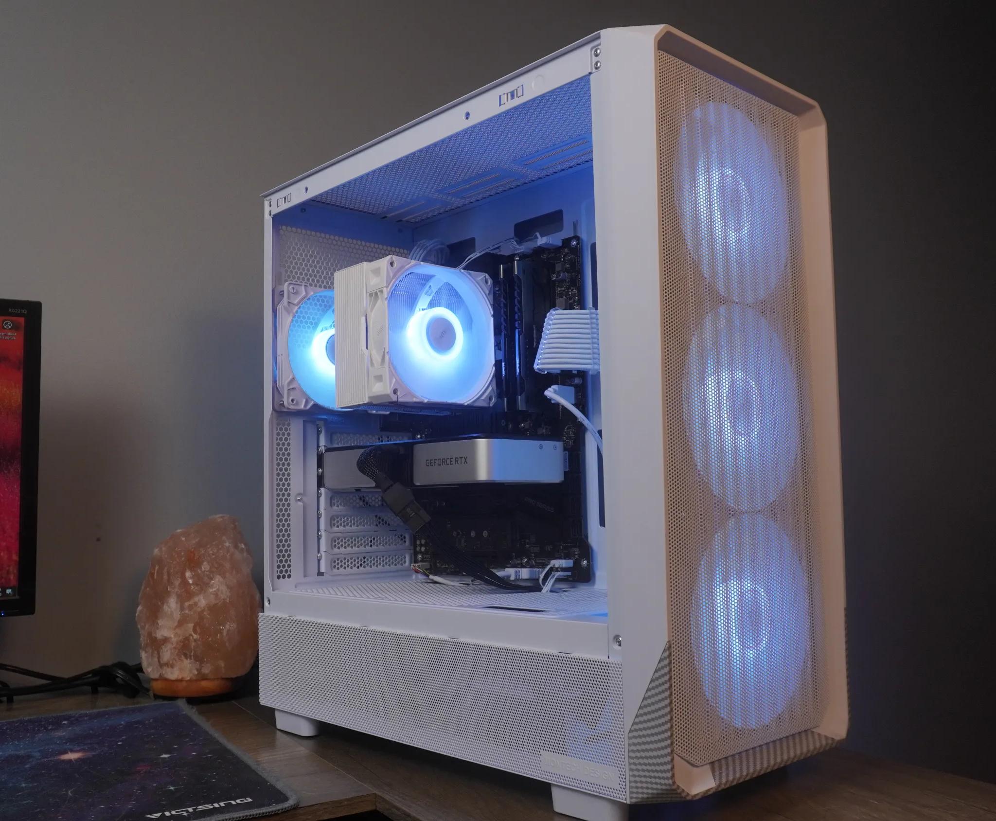 🤍AESTHETIC🤍 1440p/1080p GAMING MACHINE 💚RTX 3060ti 🧡 Ryzen 5 3600 | 32GB | WIFI