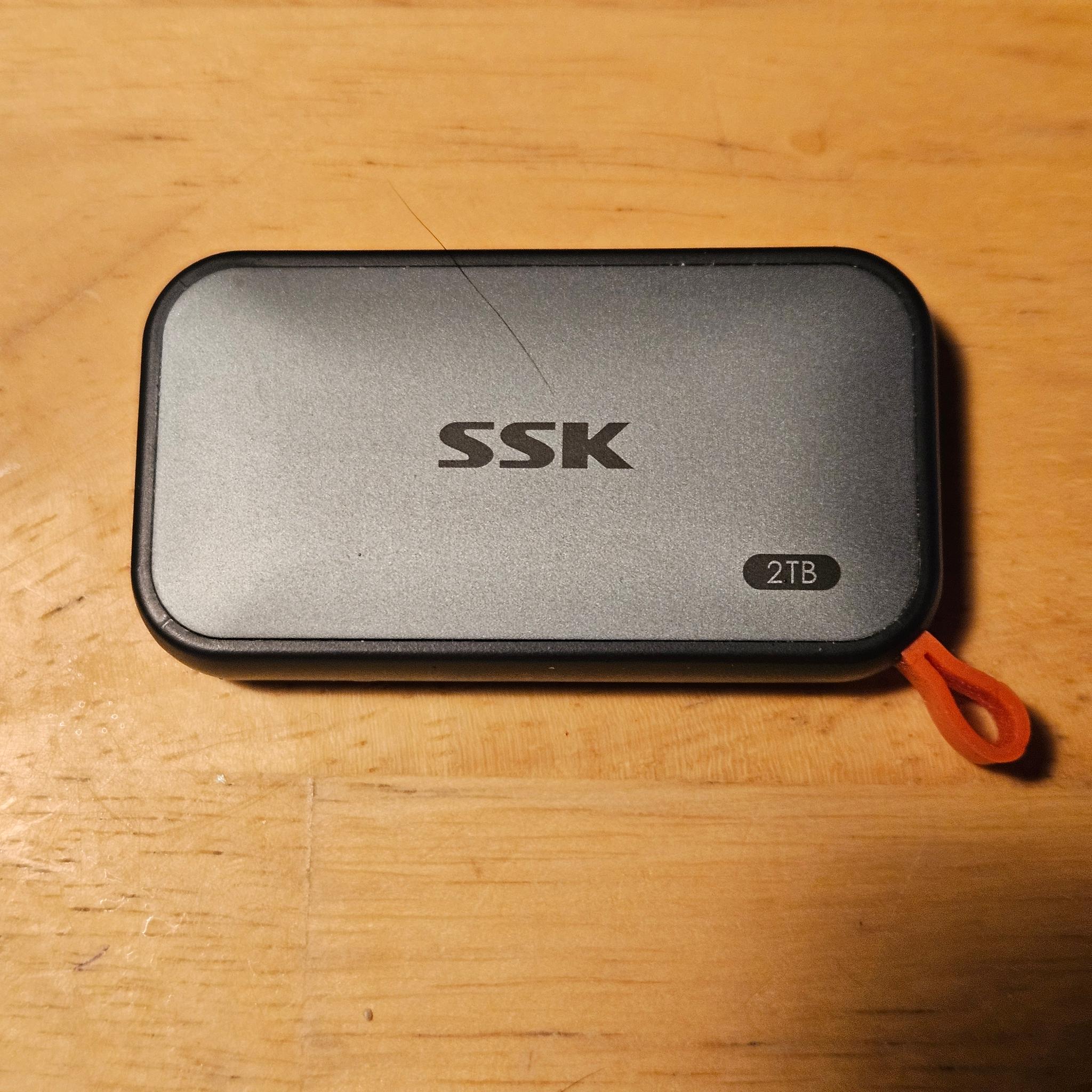 2TB SSK PSSD with 2gb/s Read and Write Speeds