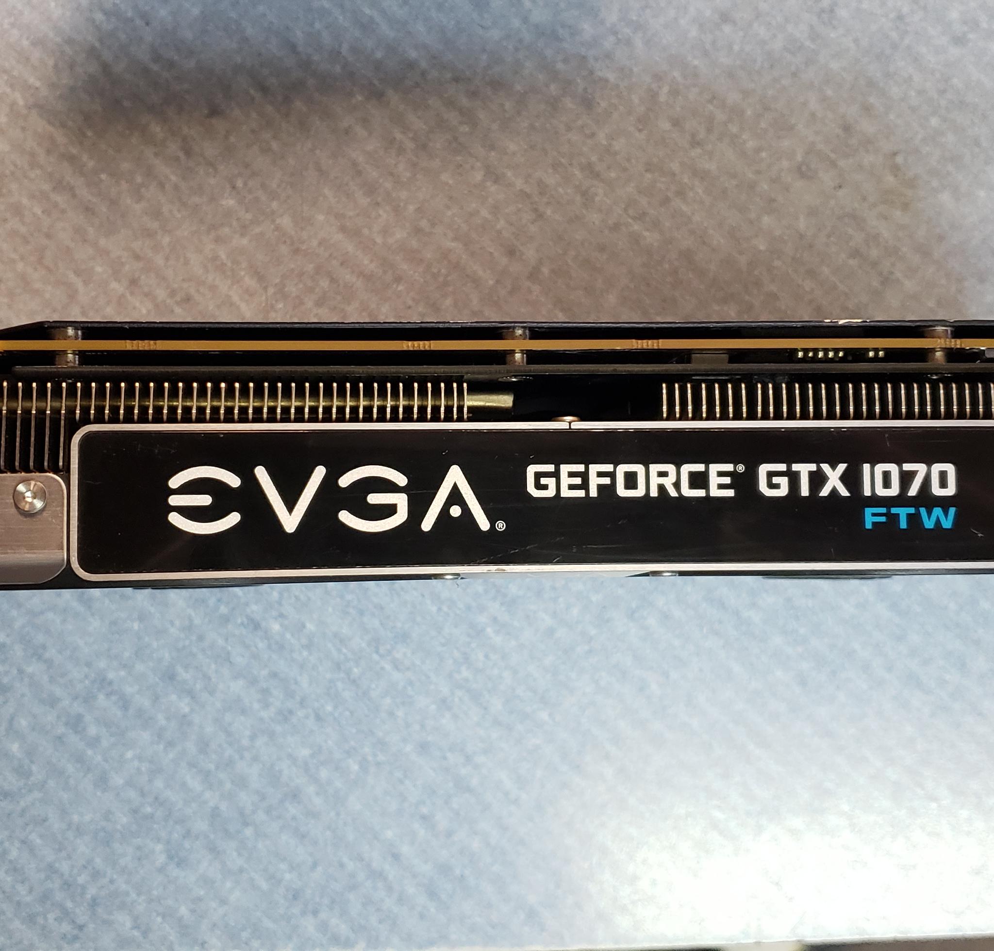 EVGA GTX 1070 FTW graphics card