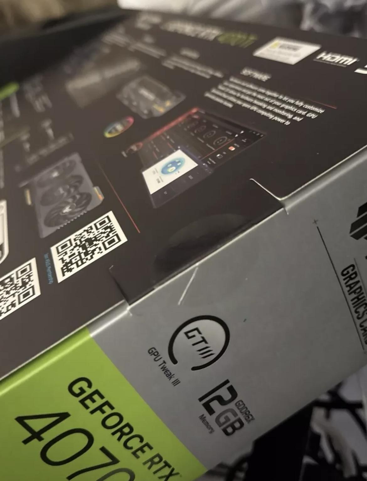 ASUS TUF NVIDIA GeForce RTX 4070 ti 12GB GDDR6X
