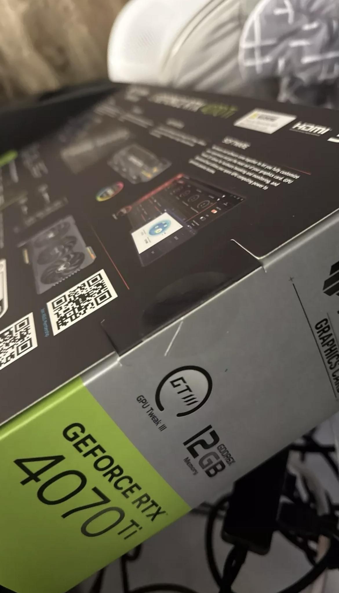 ASUS TUF NVIDIA GeForce RTX 4070 ti 12GB GDDR6X