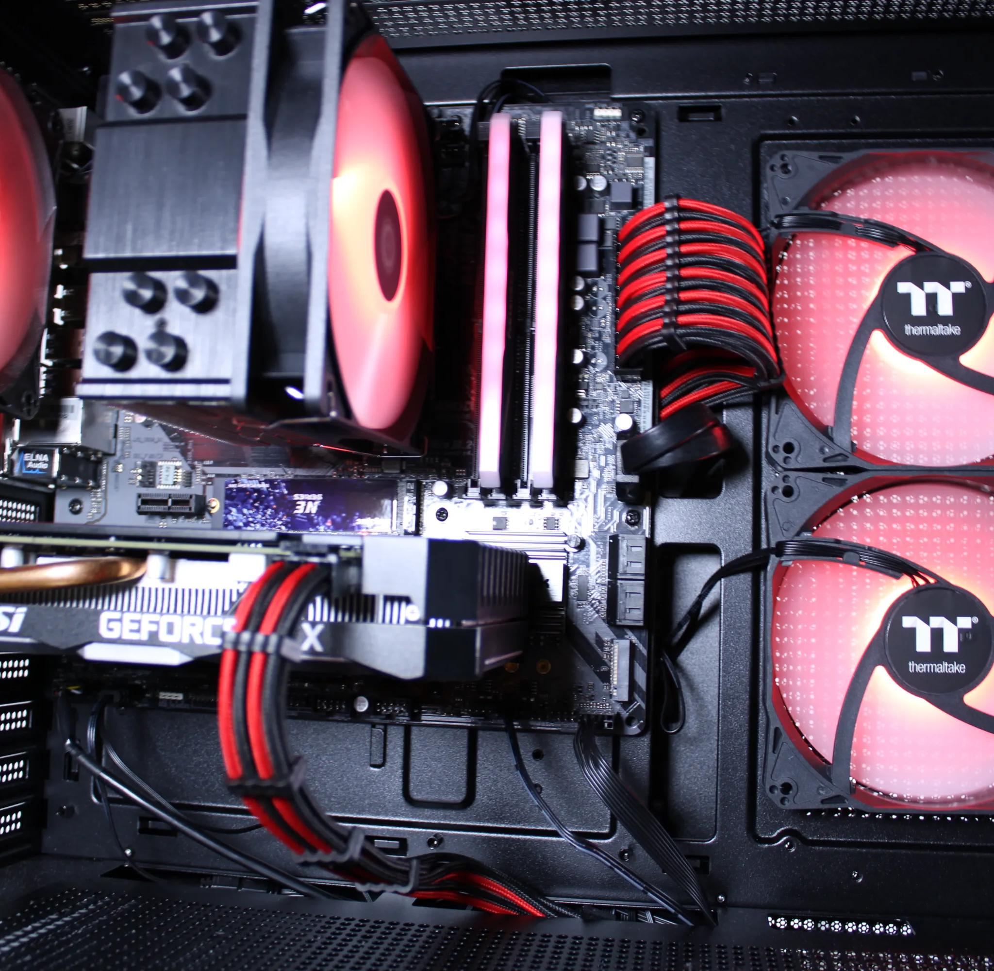 ⚫️🔴 GAMING PC!! | GTX 1660 Super | Ryzen 5 2600 | RGB 16GB Ram | 1TB NVME | Win 11 Activated | WIFI