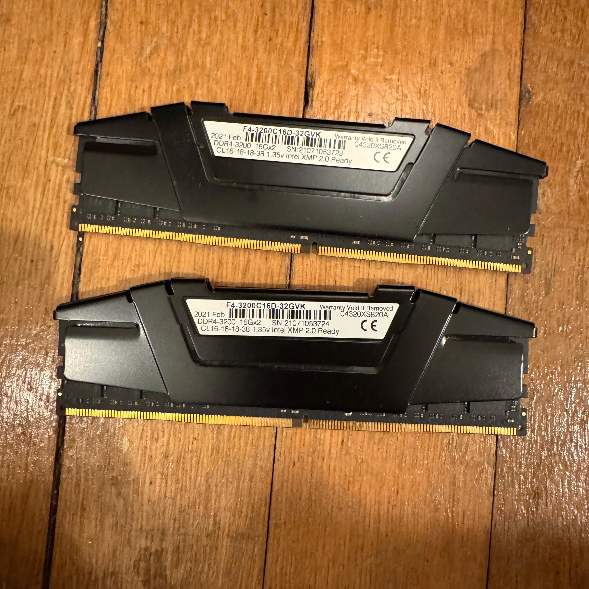 G.Skill DDR4 16GBx2