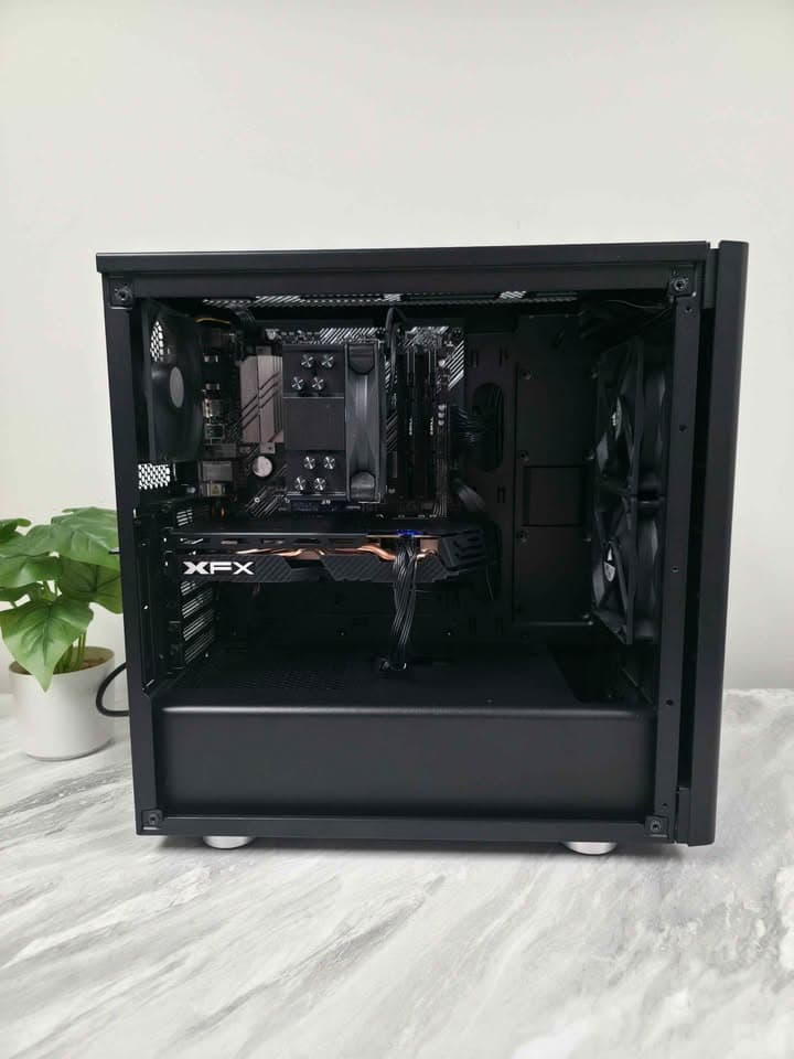 1080p Budget Gaming PC l Ryzen 5500 6 Core, 12 Thread CPU l XFX RX 580 8GB GPU l 16GB DDR4