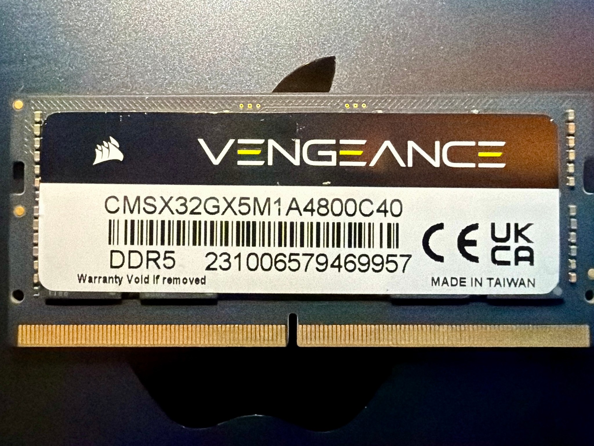 Corsair Vengeance SODIMM 32GB (1x32GB) DDR5 4800 Laptop Notebook RAM Memory