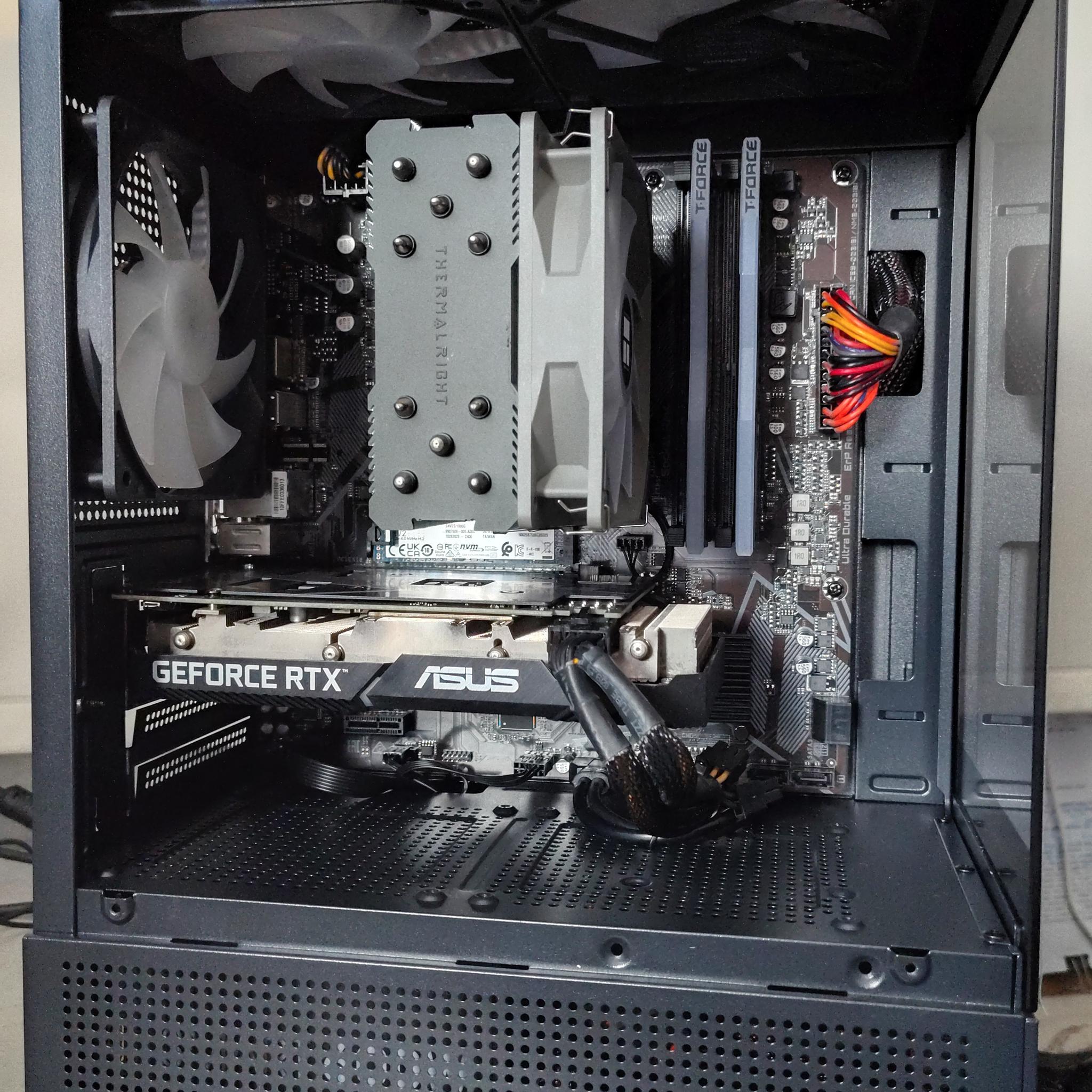 RTX 3050 8GB | Ryzen 5500 | 16G RAM | 1TB NVME | Practically New Custom Mini ATX PC