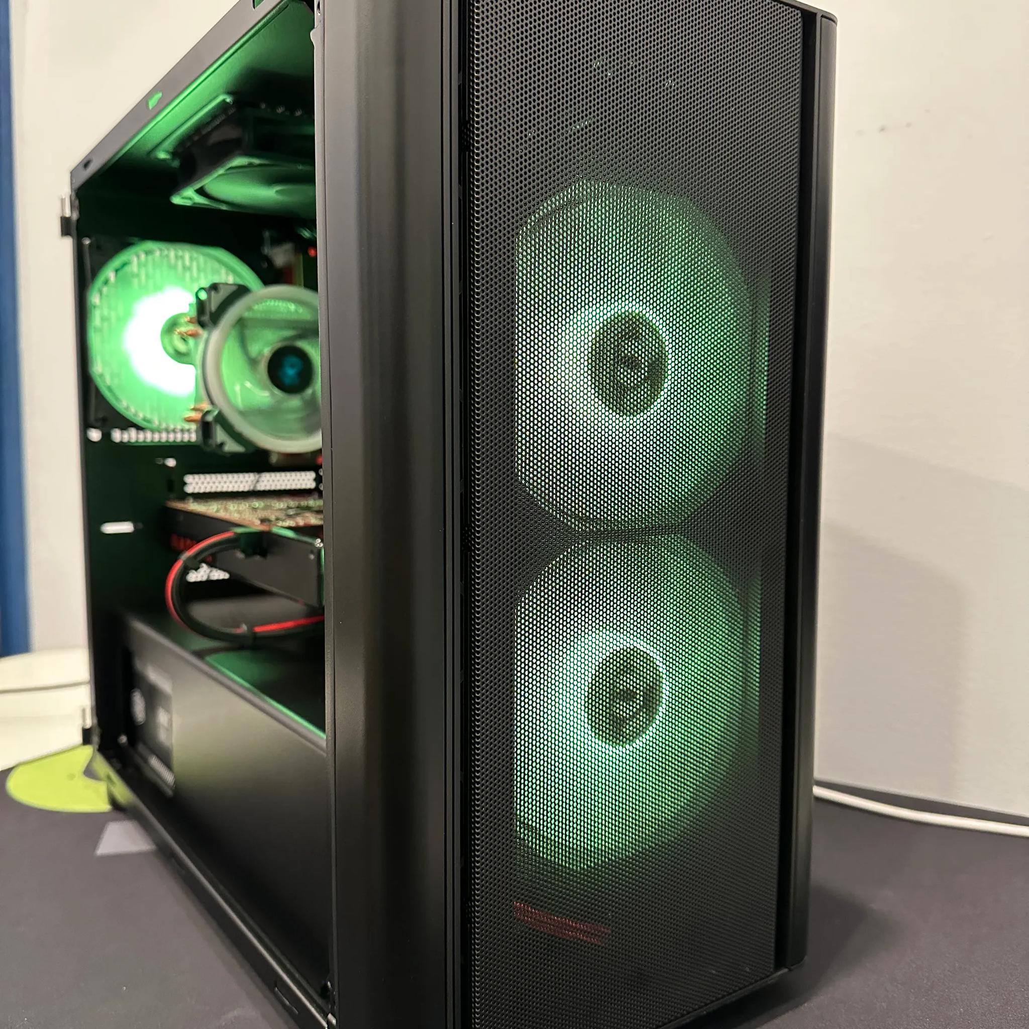 🟥Starter Gaming PC🟥- Intel Xeon 2640 V3 8 Cores-AMD RX 580 4GB-16GB DDR4 RAM-512GB NVME