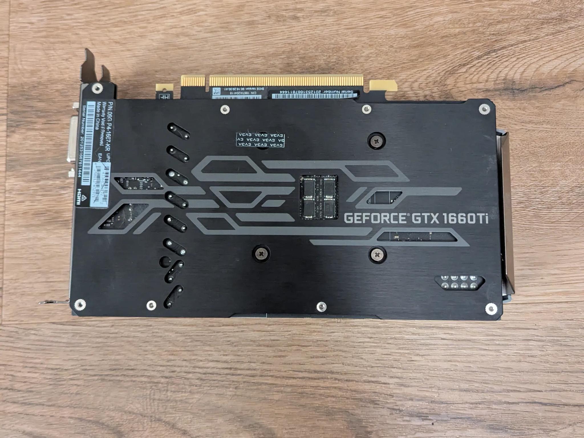EVGA GTX 1660 Ti 6GB