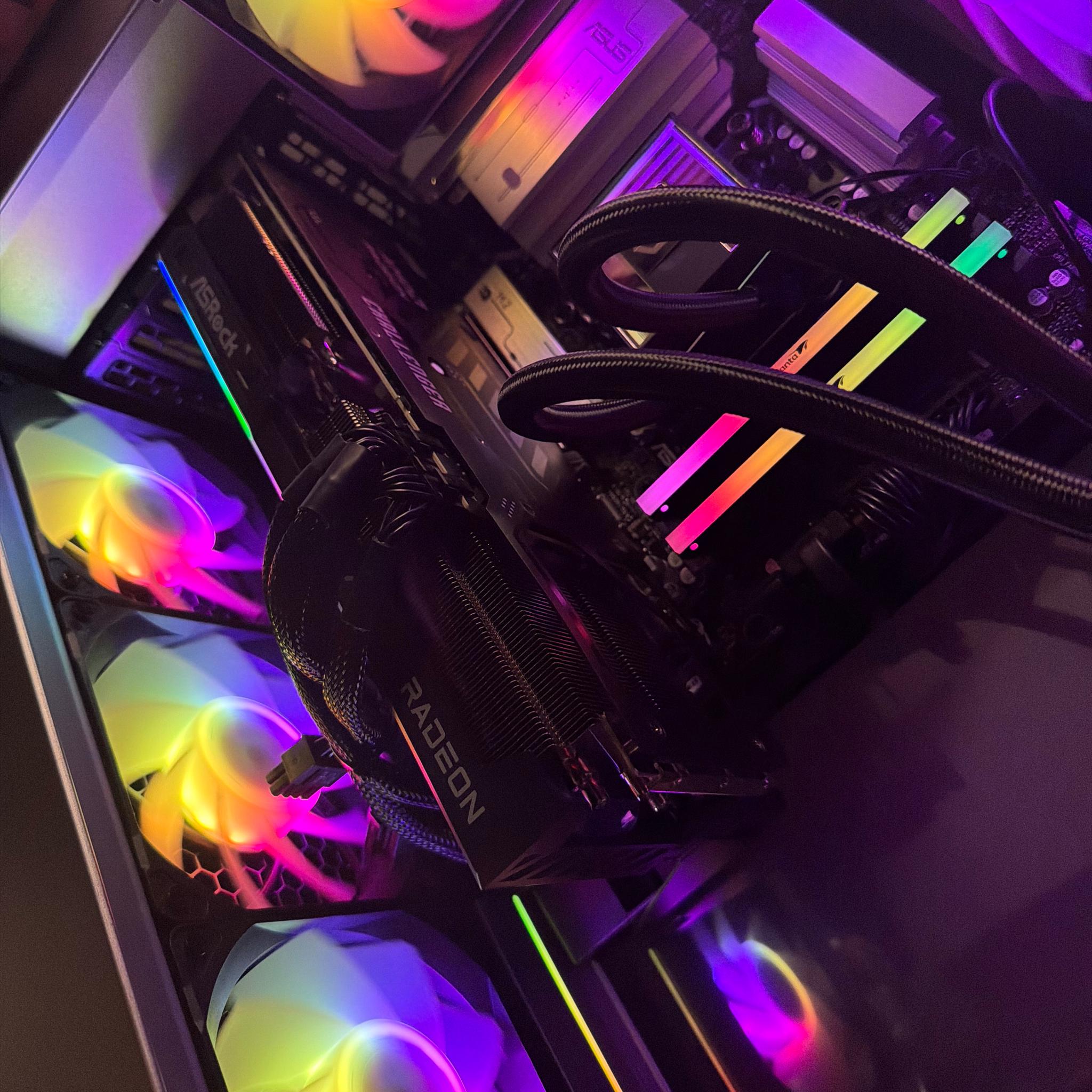 CyberPowerPC Gaming PC AMD Ryzen 7 7800X3D RX 9070 XT 32GB DDR5 2TB SSD