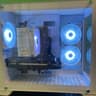 GLASSY White Gaming PC| Intel i5 / Amd RX580 / 8GB / 500GB SSD Win 10 Pro WiFi