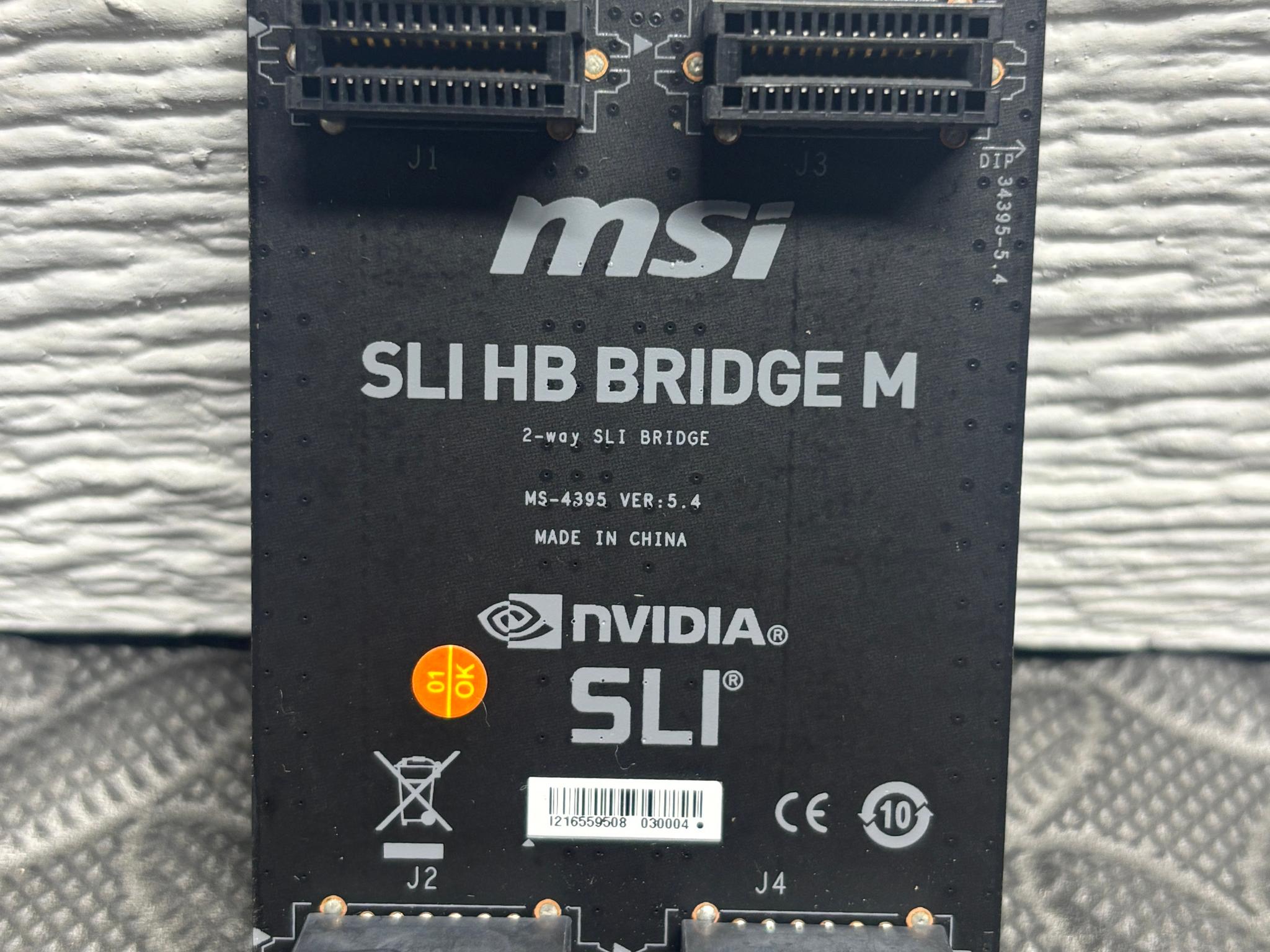SEALED MSI SLI HB Bridge M NVIDIA GPU 2-Way Bridge Connector MS-4395 PC Graphics