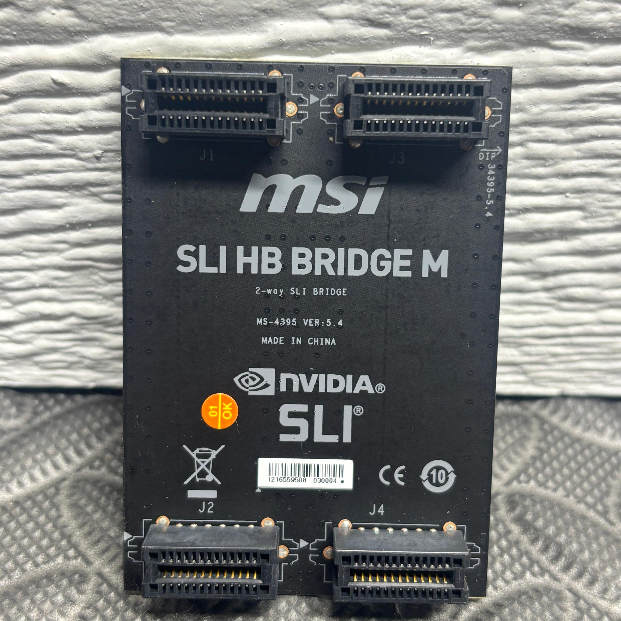 SEALED MSI SLI HB Bridge M NVIDIA GPU 2-Way Bridge Connector MS-4395 PC Graphics