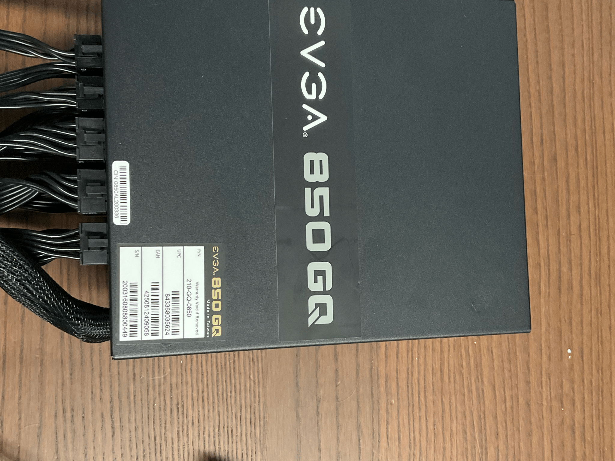  EVGA 850GQ Gold Rated Semi-Modular PSU