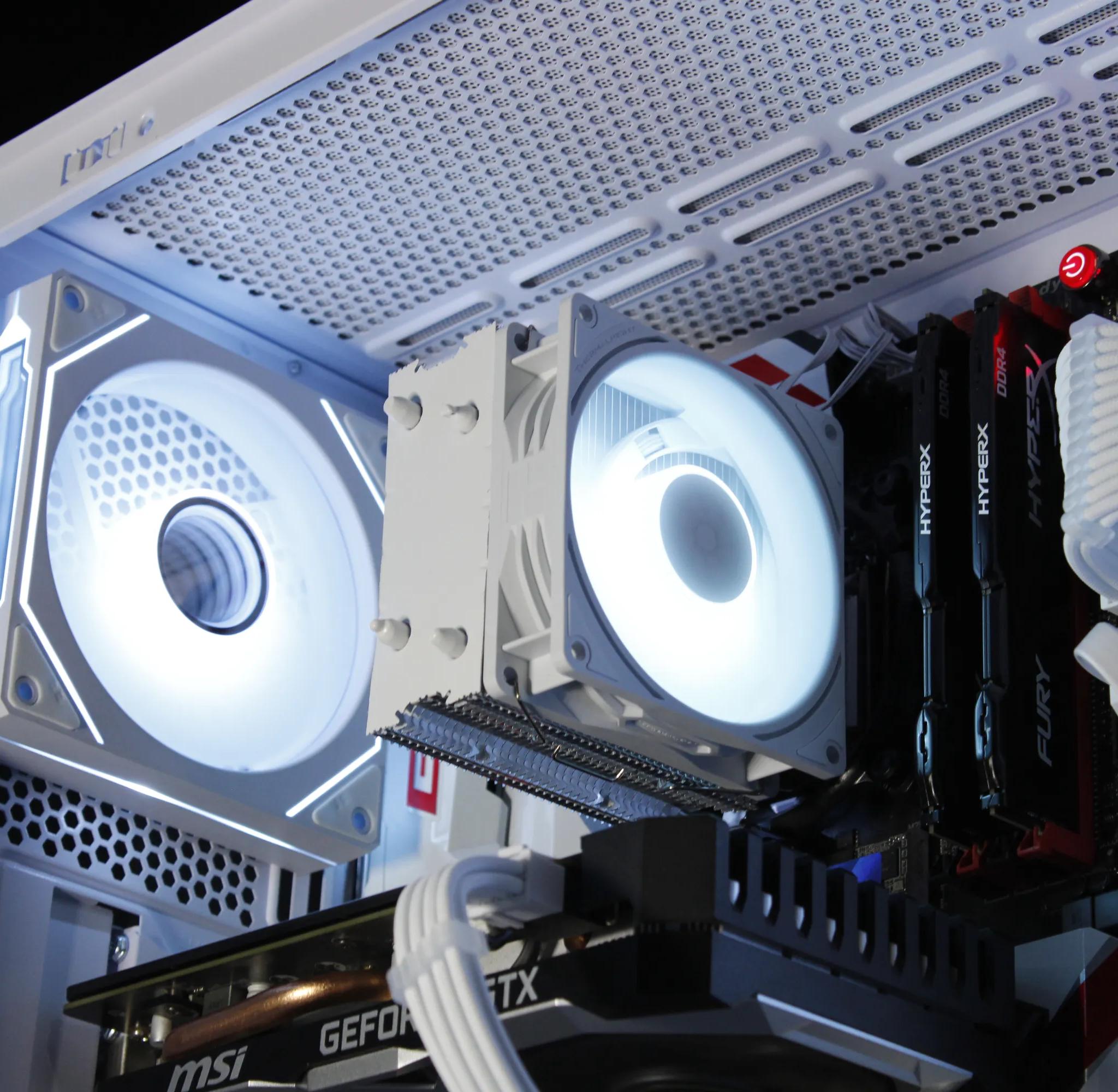 White Gaming PC [GTX 1660 Super][i7 7700K]