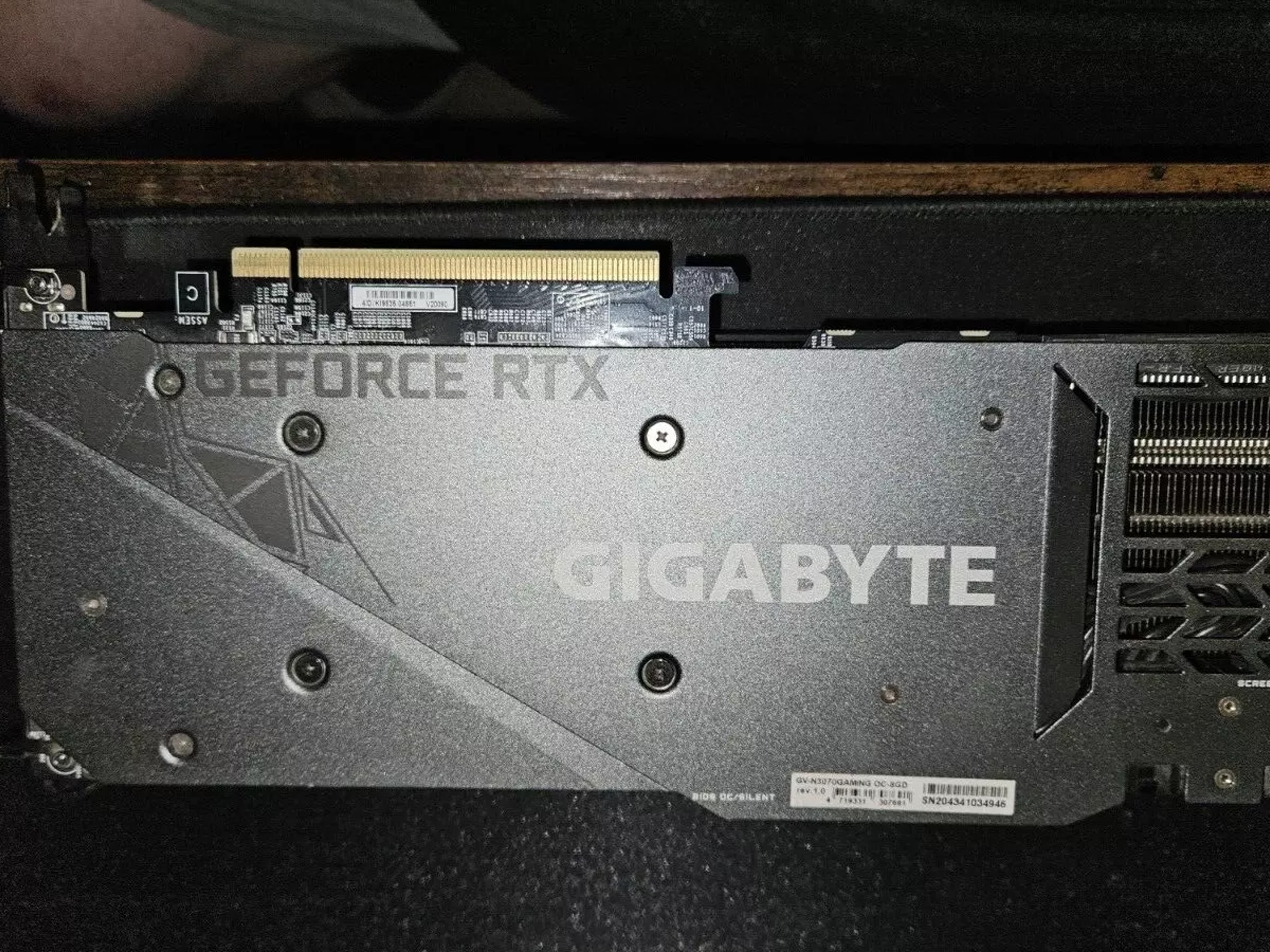 GIGABYTE GeForce RTX 3070 Gaming OC 8G (REV2.0) Graphics Card, 3X WINDFORCE Fans