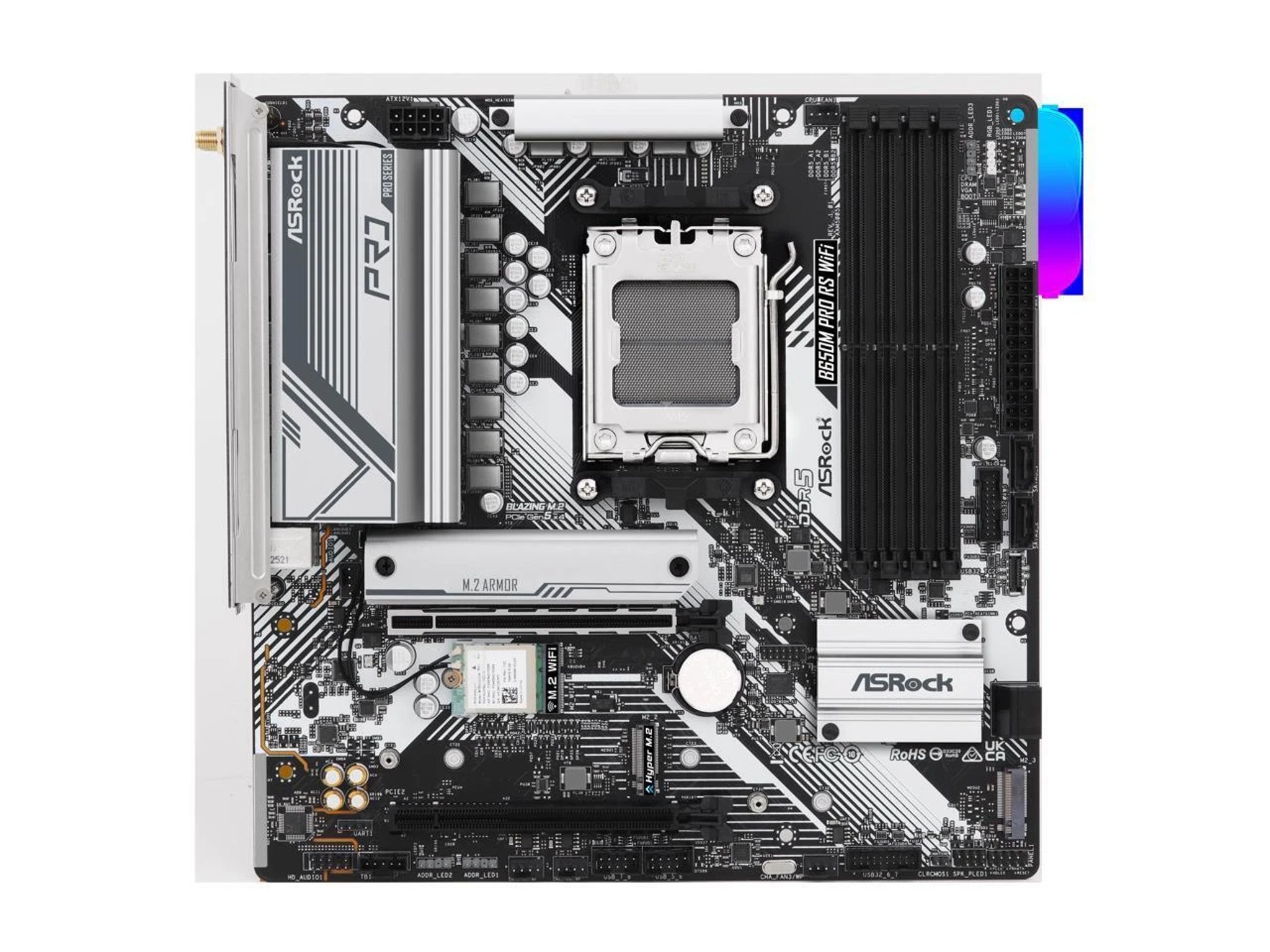 ASRock B650M Pro RS WiFi AM5 AMD B650 Micro ATX Motherboard *Brand New*