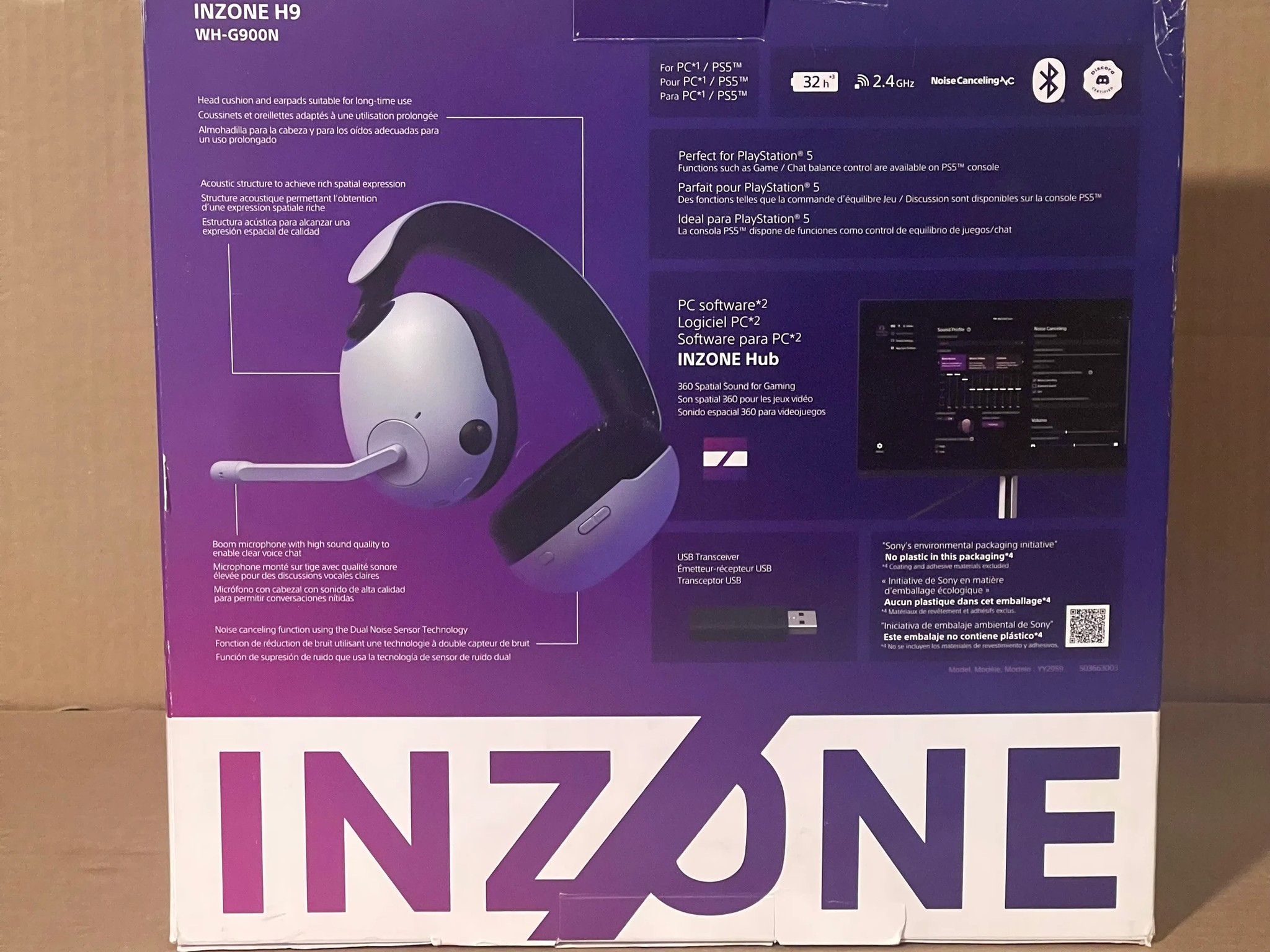 Sony INZONE H9 Wireless Noise Cancelling Gaming Headset