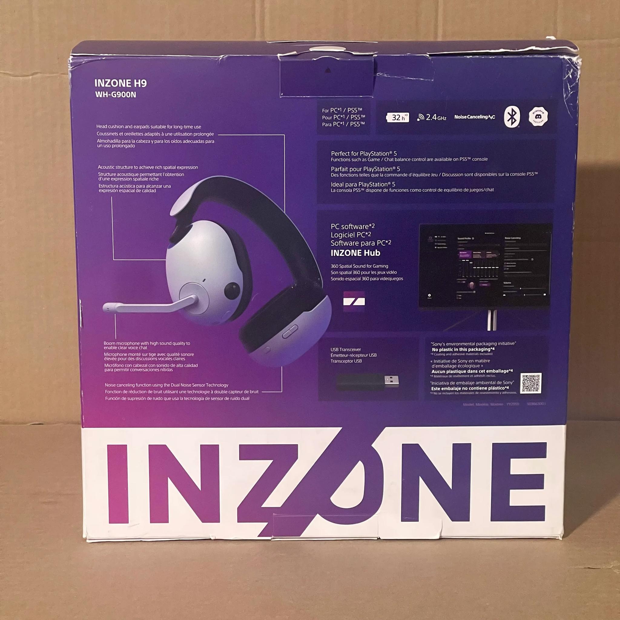 Sony INZONE H9 Wireless Noise Cancelling Gaming Headset