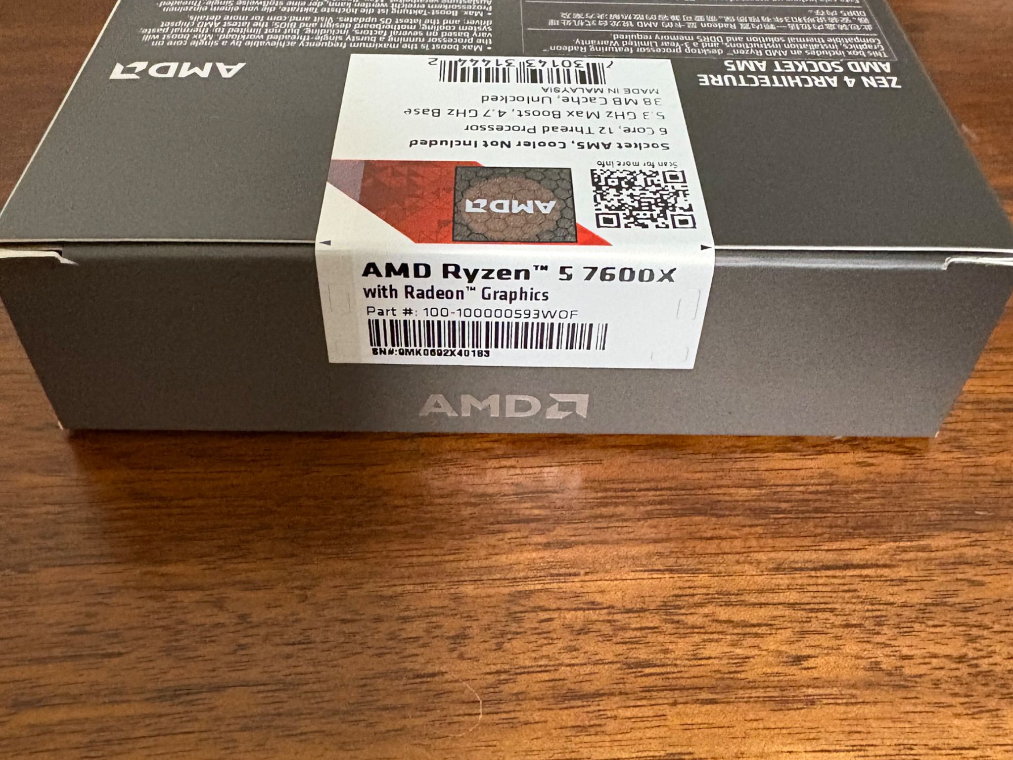 B850 / 7600X / 32GB 6000MHZ CL36