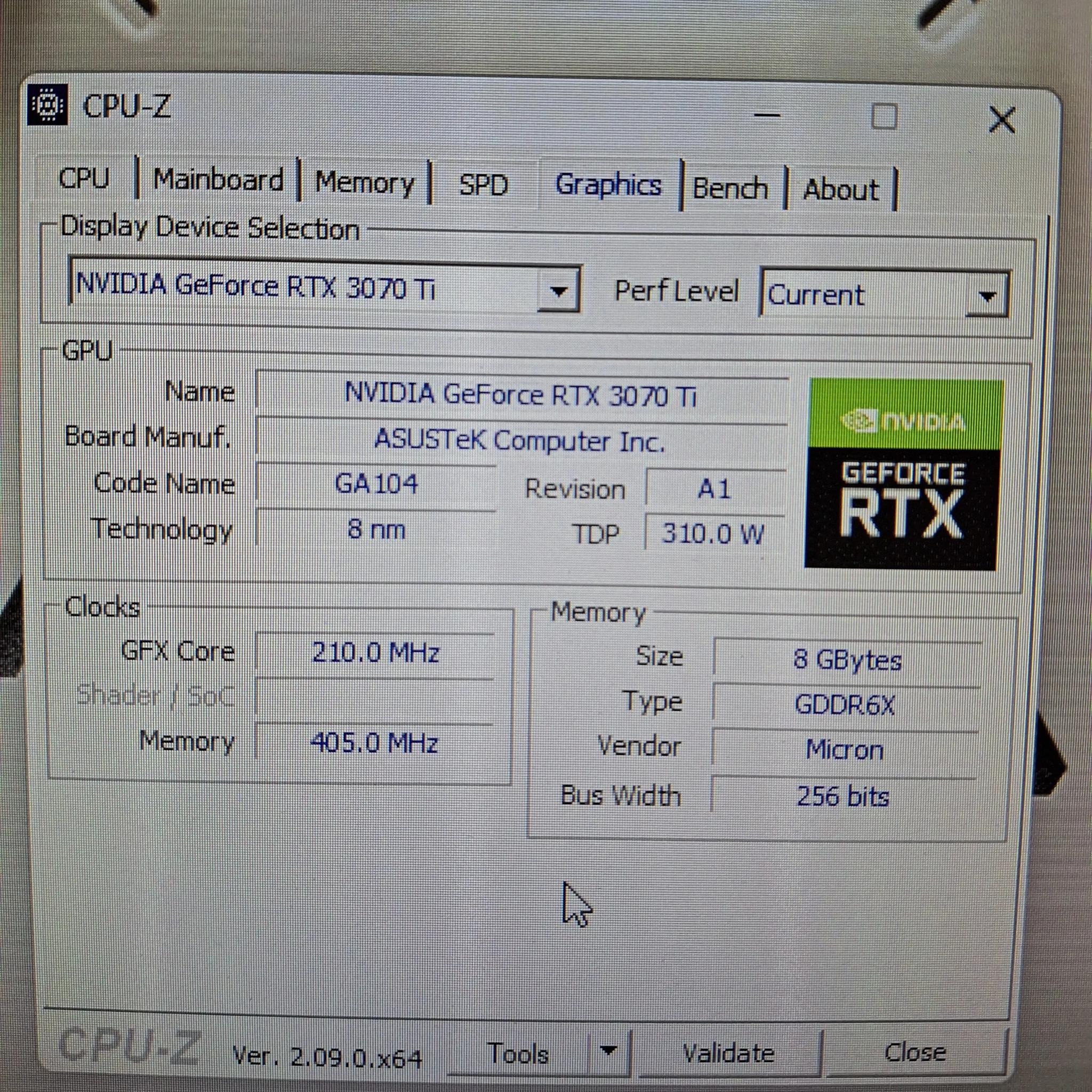 ASUS ROG Strix RTX 3070 Ti 8GB OC Edition