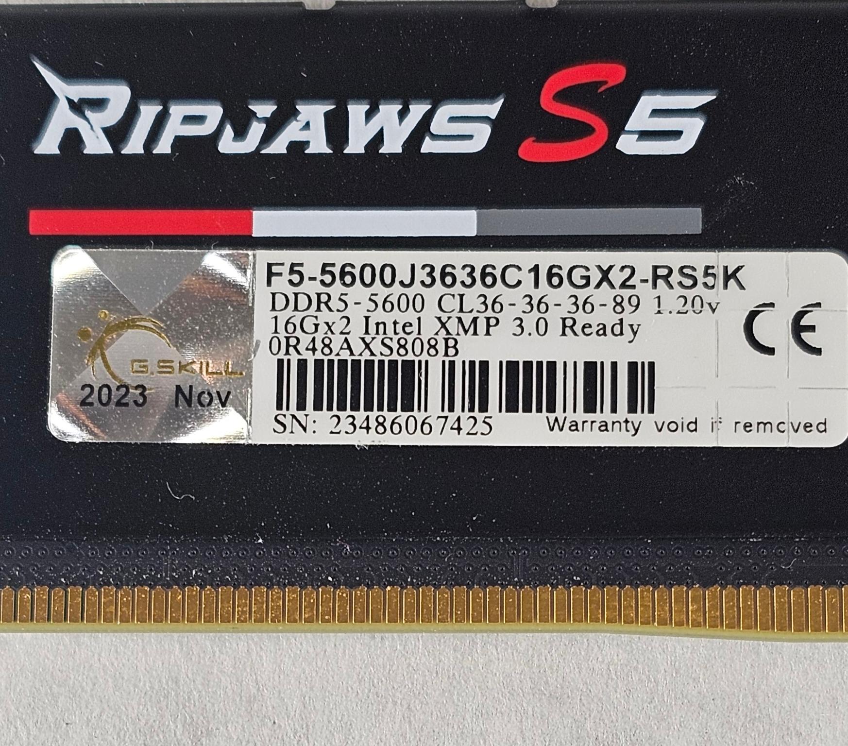 Corsair Dominator Platinum RGB CL36 32GB DDR5-7000 (2x16GB) - Image 3