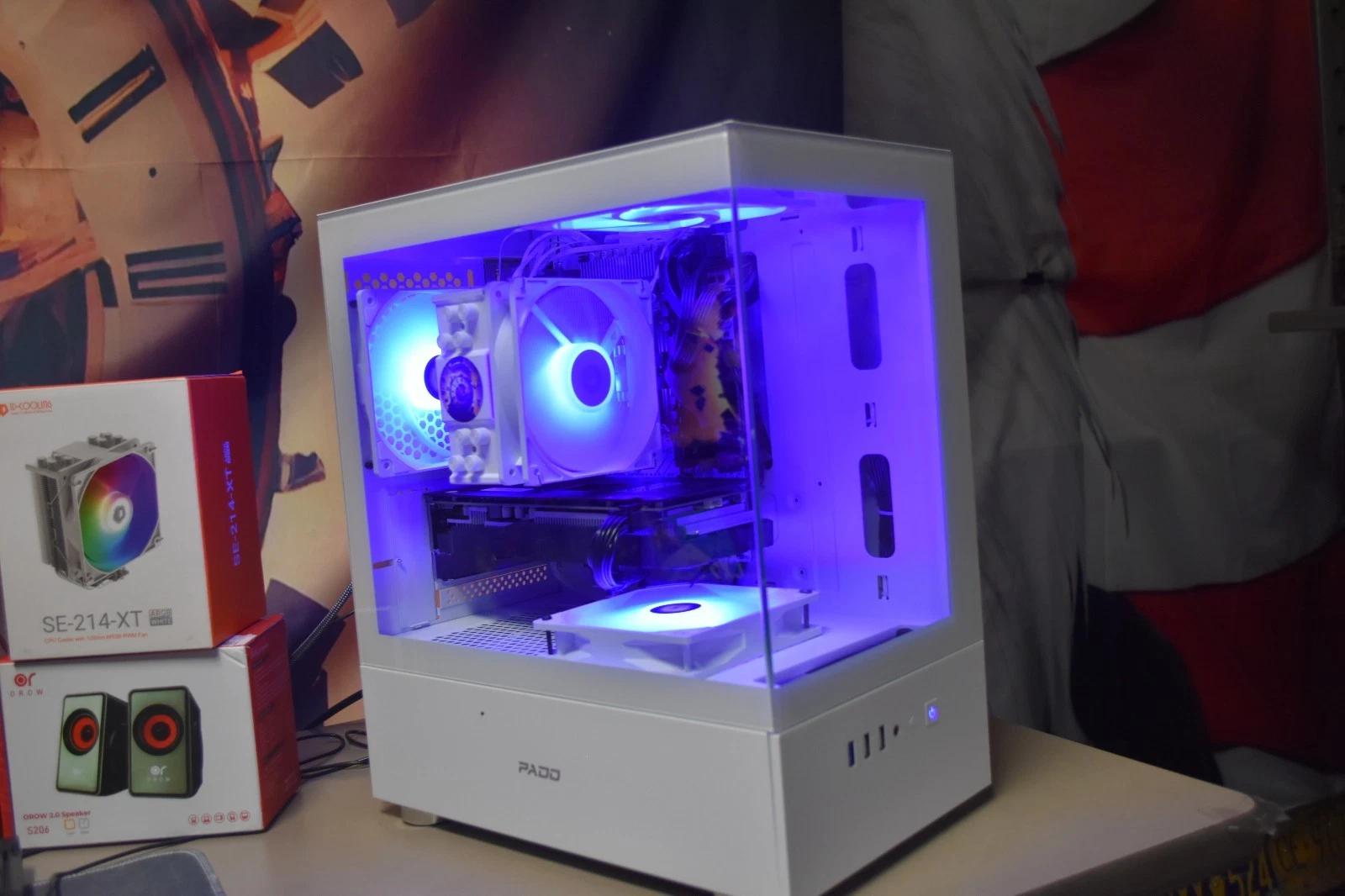 GAMING PC Intel XEON 2623 3.20 GHz 4 CORES+8threads RAM 16GB GPU 1660 super 1 TBSSD 500 HHD+ Extras