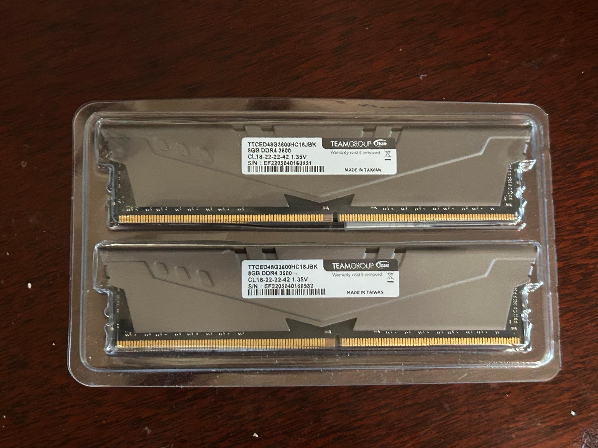 TEAMGROUP T-Create Expert overclocking RAM 10L DDR4 16GB Kit (2 x 8GB) 3600MHz