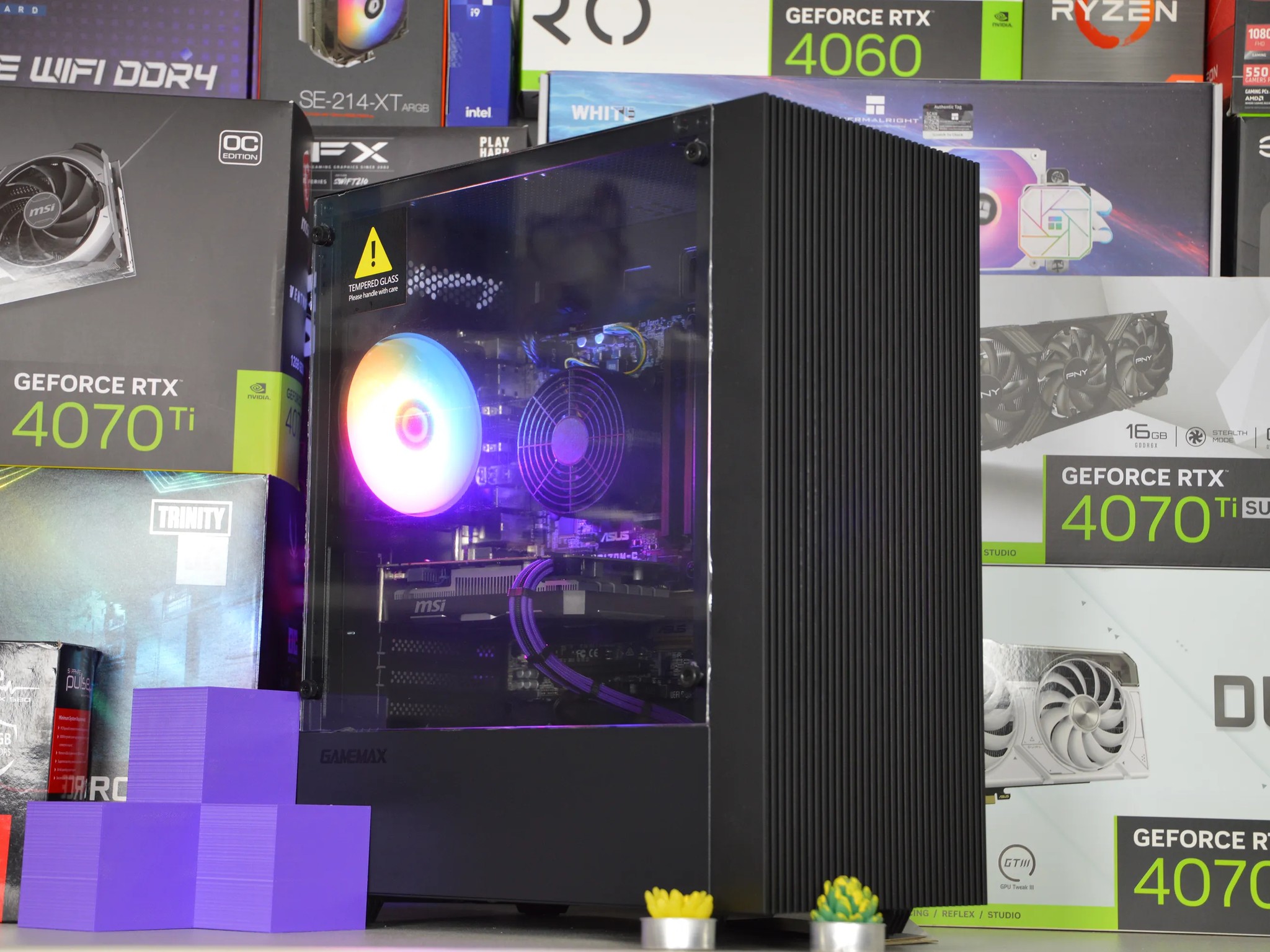 SALE! ⚫🍬| GTX 1650 4GB | INTEL i5 6600 | 16GB DDR4 RAM | 500GB SATA SSD | Black Candy |