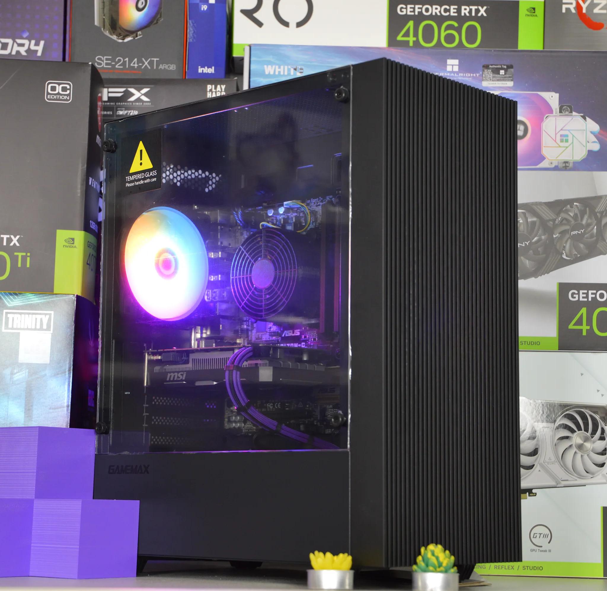 SALE! ⚫🍬| GTX 1650 4GB | INTEL i5 6600 | 16GB DDR4 RAM | 500GB SATA SSD | Black Candy |
