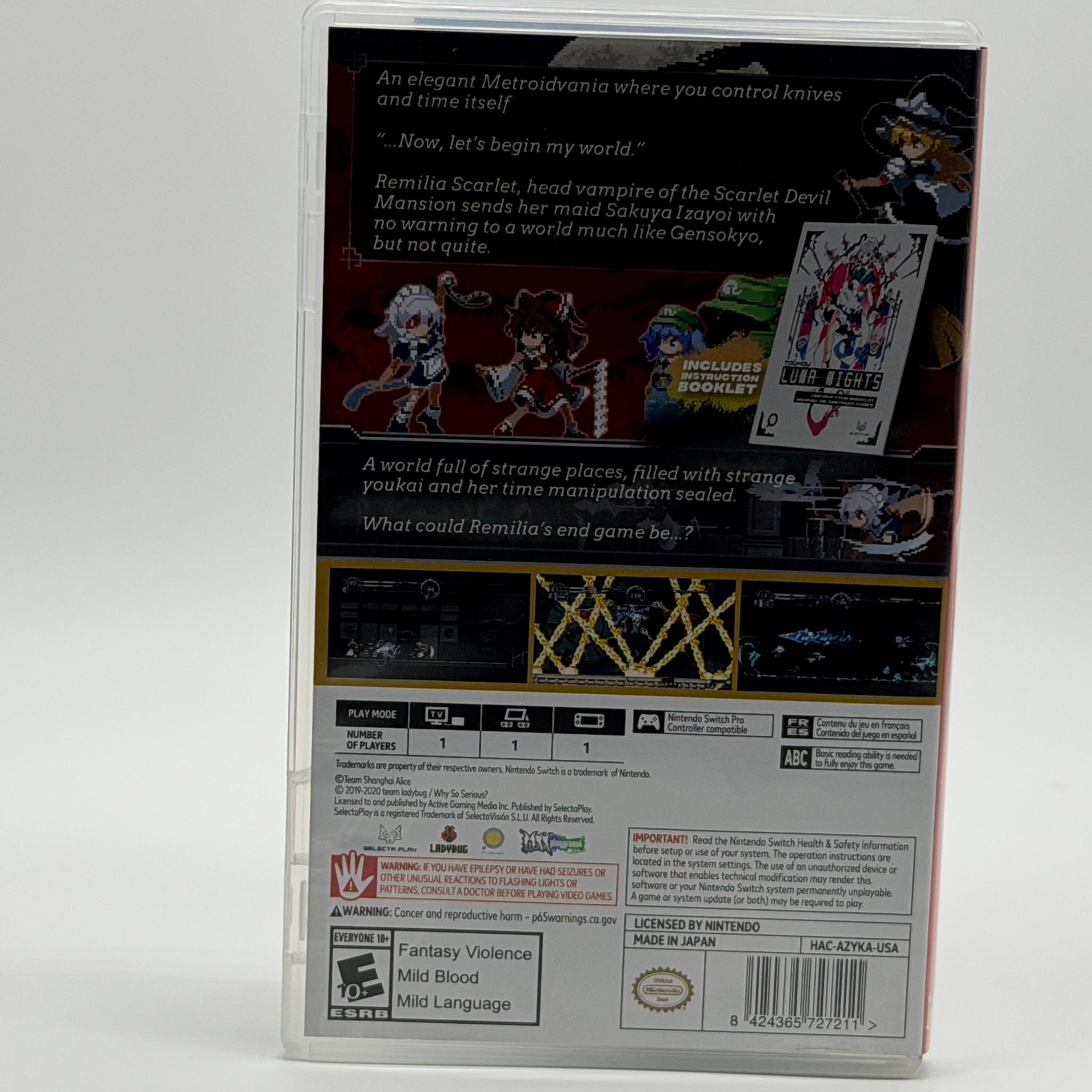 Touhou Luna Nights Nintendo Switch Game