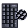 DAGK Wired Mechanical Number Pad Rainbow LED Backlit 20-Key Number Pad- Black