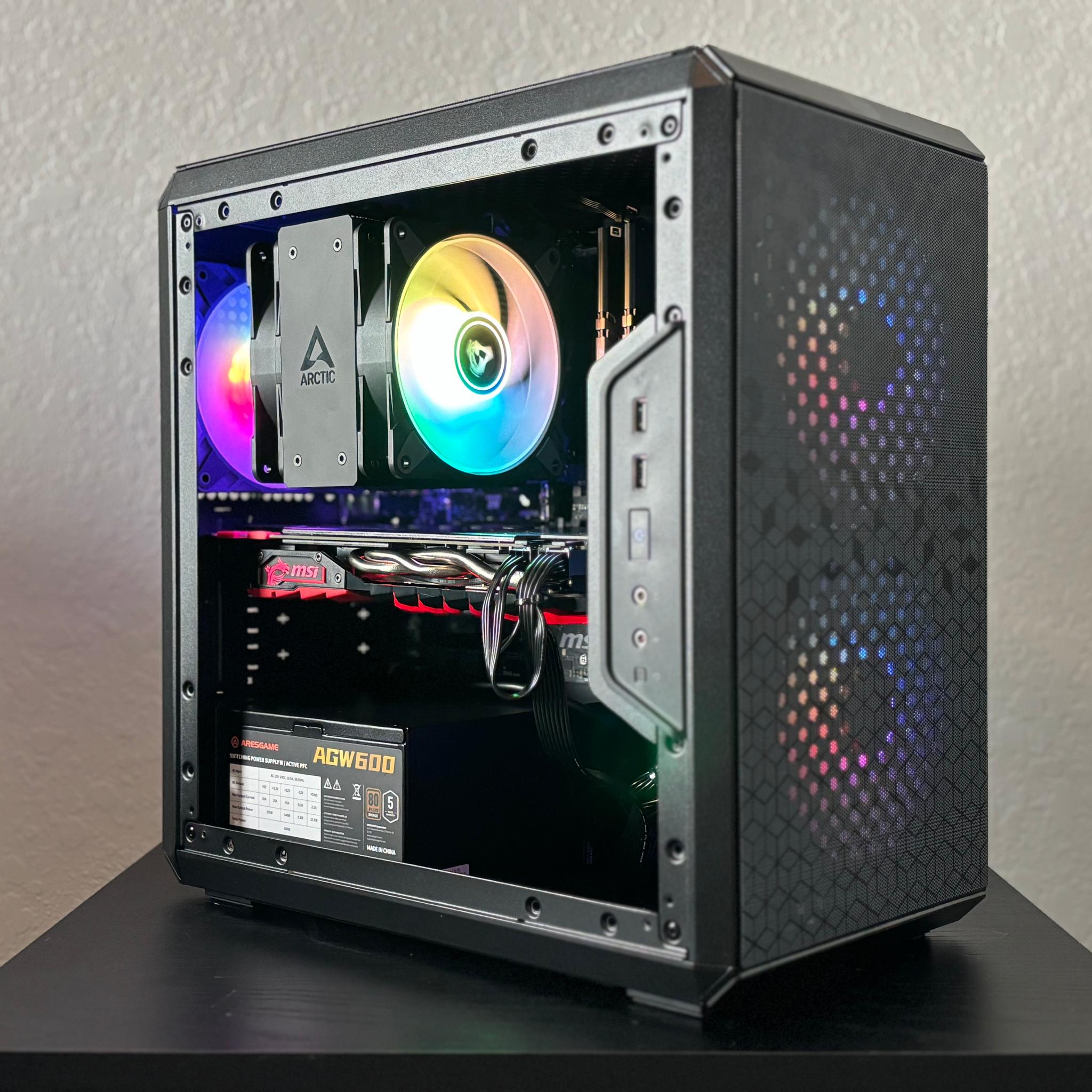 🔥Ryzen 5 5500 | GTX 1070 | 16GB DDR4 | 512GB NVMe | Air-Cooled Gaming PC🔥