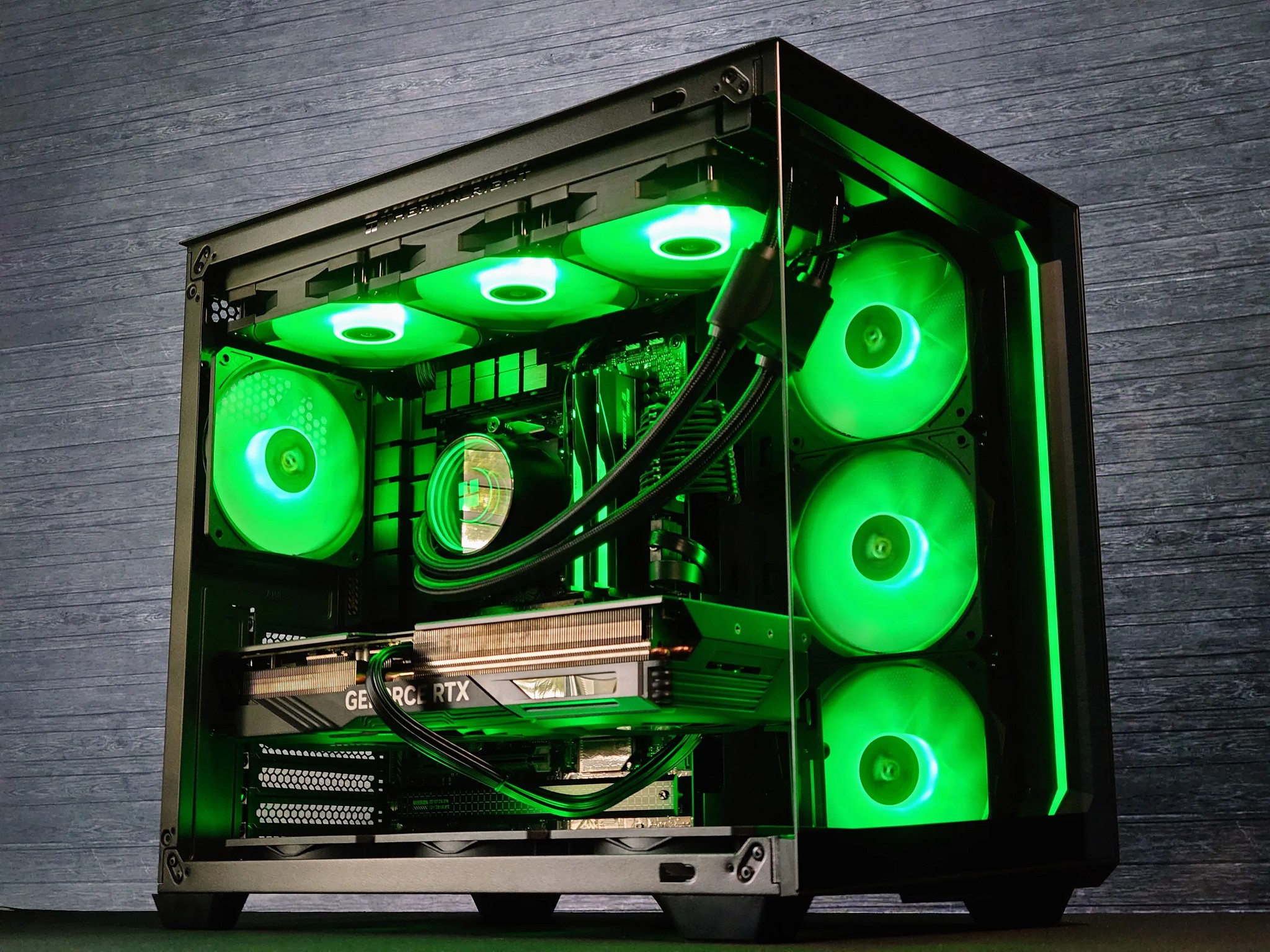 🌃🦇The Dark Knight 🦇Liquid Cooled Gaming PC🦇Nvidia RTX 4070 Ti 12GB🦇AMD Ryzen 7 7700🦇32GB DDR5
