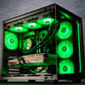 🌃🦇The Dark Knight 🦇Liquid Cooled Gaming PC🦇Nvidia RTX 4070 Ti 12GB🦇AMD Ryzen 7 7700🦇32GB DDR5