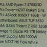 🤍 All White Build — RX 9060 XT 16GB | Ryzen 7 5700X3D | 32GB RGB | Kraken Elite LCD 🤍