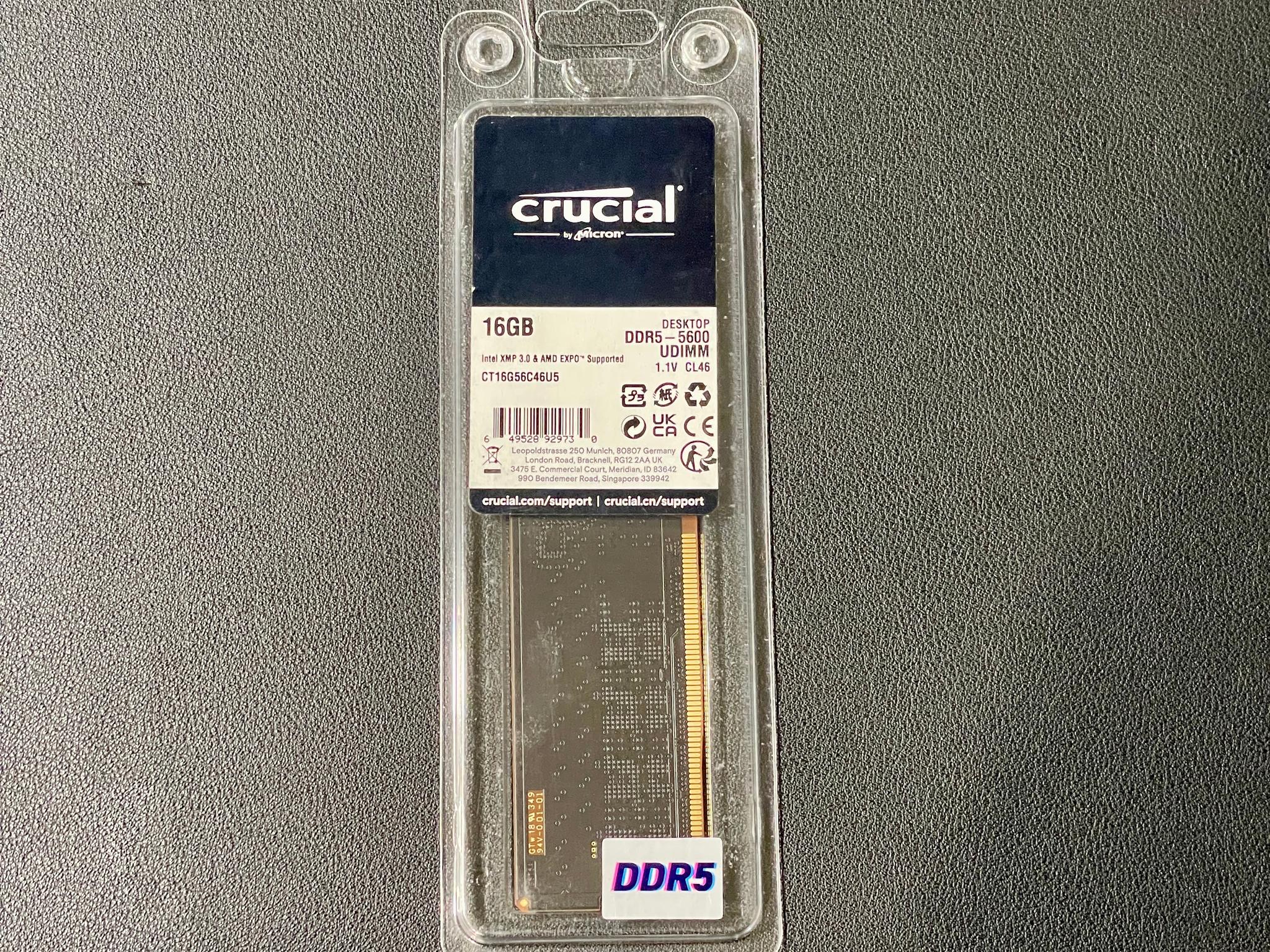 Crucial CT16G56C46U5 16GB DDR5-5600 CL46