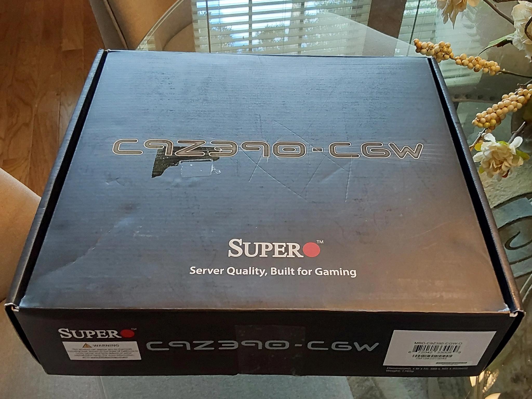SUPERMICRO INTEL Z390 LGA1151 DDR4 ATX MOTHERBOARD (MODEL MBD-C9Z390-CGW)